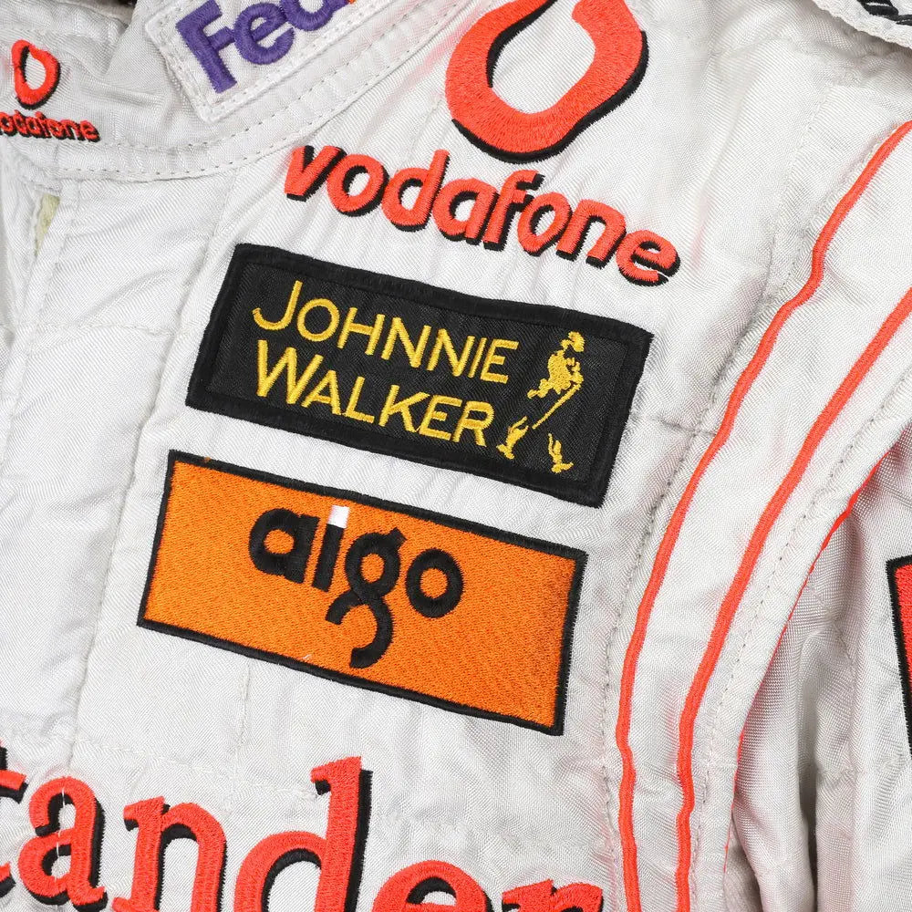 2007 Fernando Alonso McLaren F1 Embroidered Racing Suit image 4