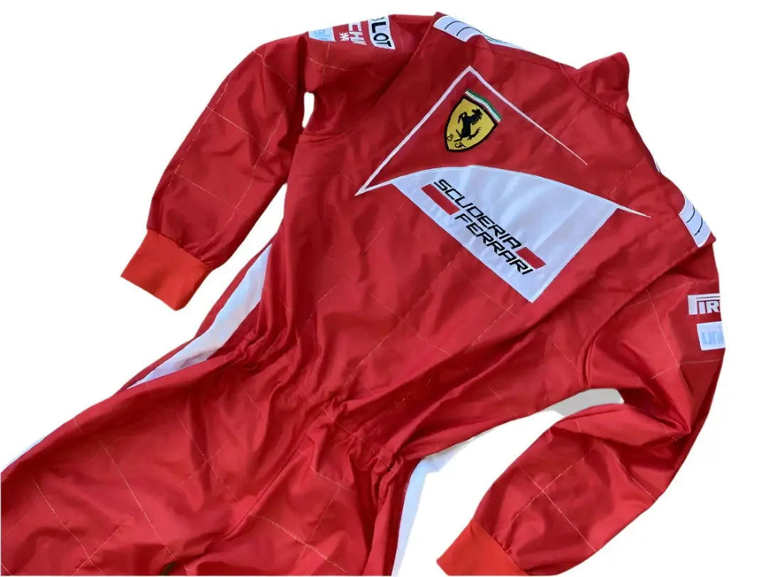 2014 Fernando Alonso Ferrari F1 Embroidered Racing Suit image 7