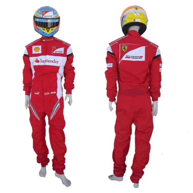 2013 Fernando Alonso Ferrari F1 Embroidered Racing Suit image 1