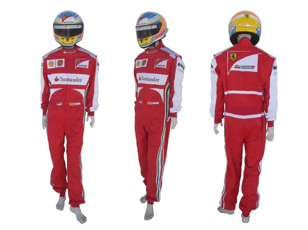 2013 Fernando Alonso Ferrari F1 Embroidered Racing Suit image 2