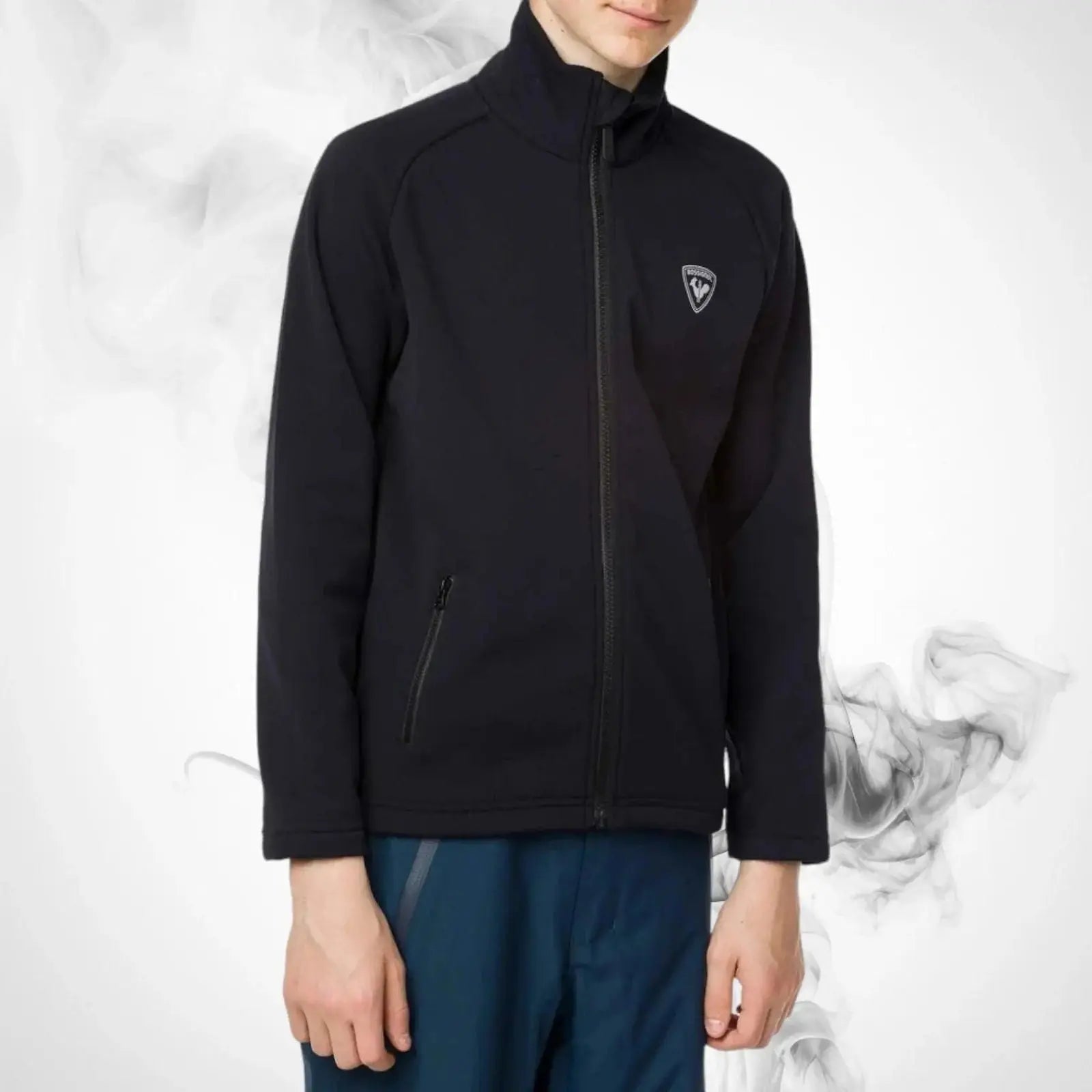 Ski Hoodie ROSSIGNOL Boy Fz Clim Black - 2020/21 image 2