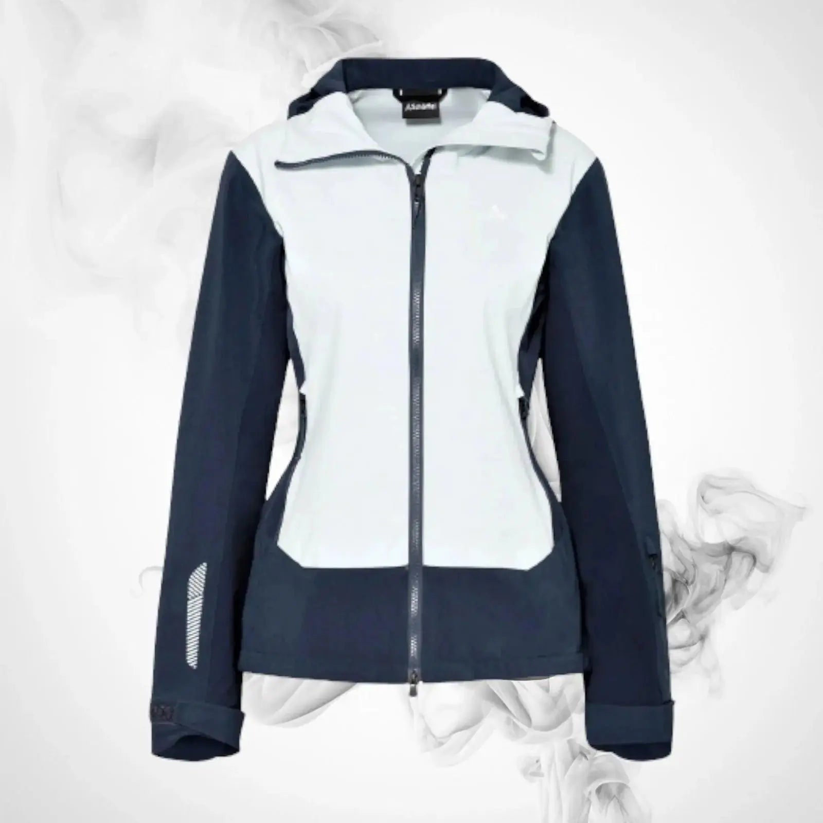 Ski Hoodie SCHOFFEL Softshell Jacket Miara L Navy/Light Blue - 2021/22 image 1