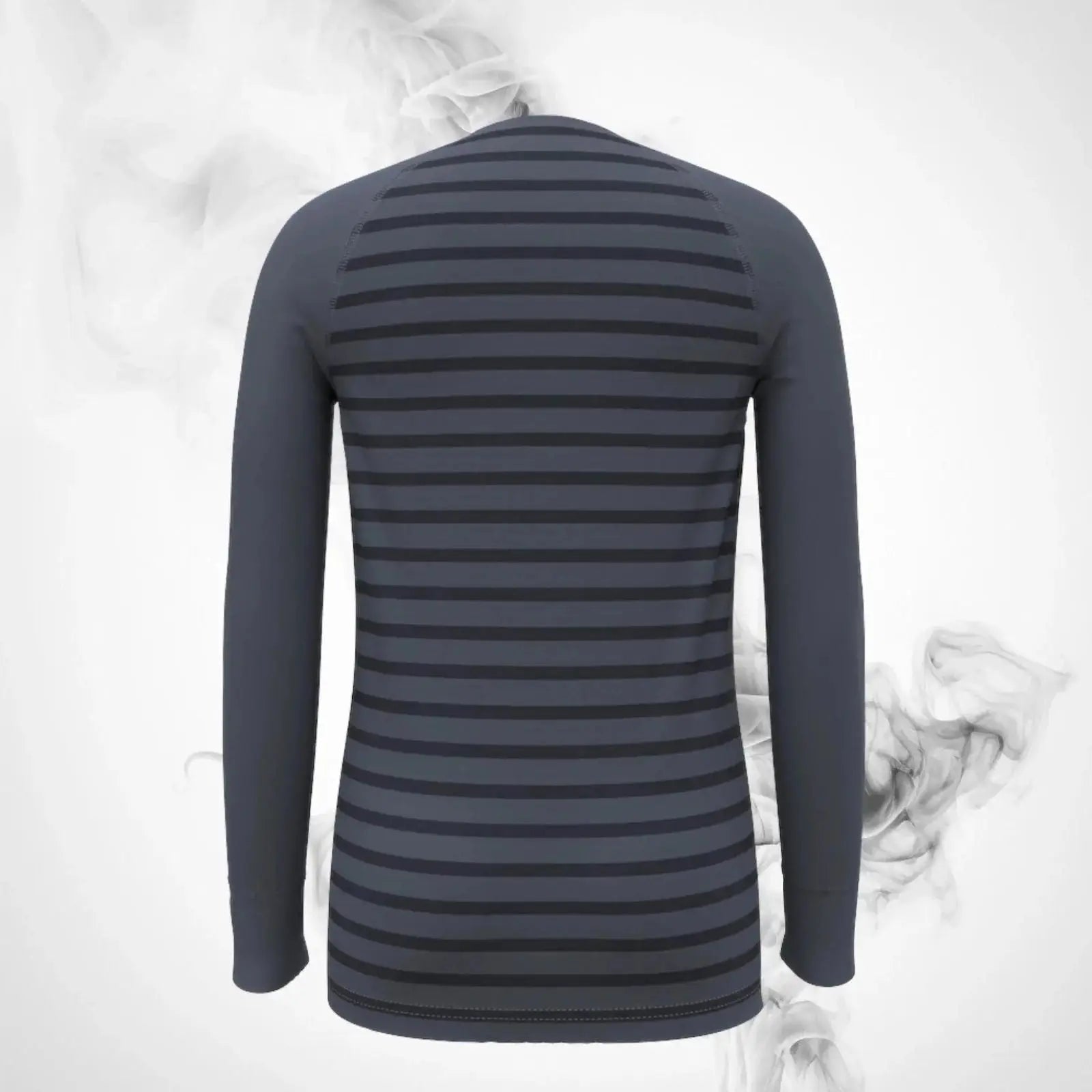 Ski Termoactive T-shirt Odlo Active Warm Eco Kids Stripes BL Top Crew Neck L/S - 2023/24 image 2