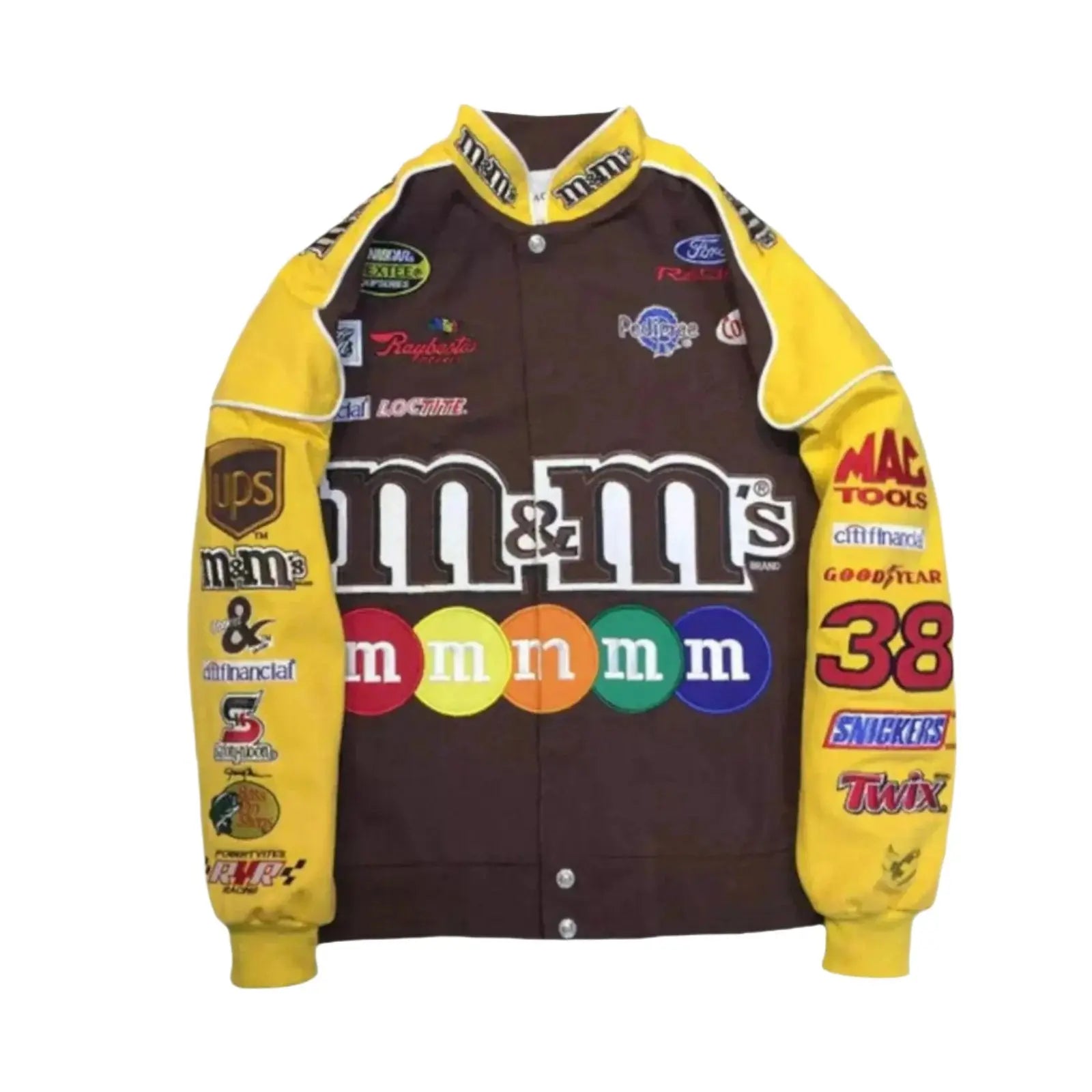 Vintage M&M Printed Racing Jacket / jackets image 1