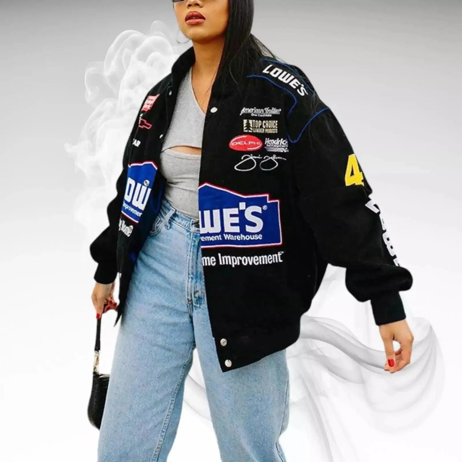 Vintage Lowe's Nascar Racing Jacket image 5