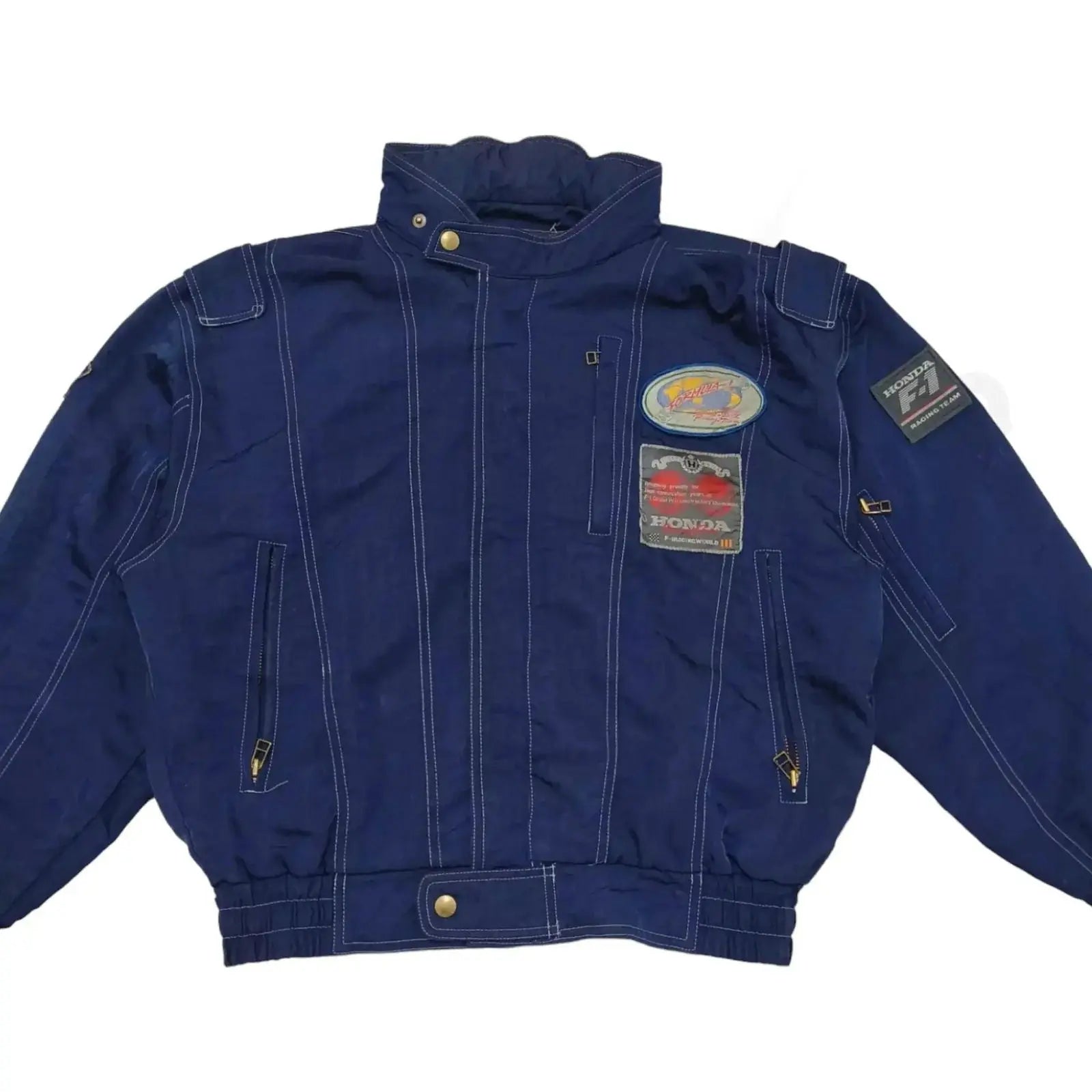 McLaren Ayrton Senna Marlboro Vintage F1 Racing Jacket image 1