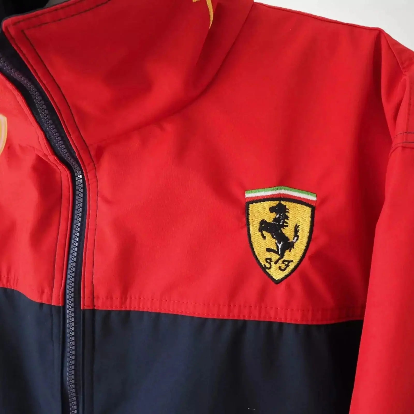 Vintage Ferrari Michael Schumacher 90's F1 Racing Team Jacket image 2