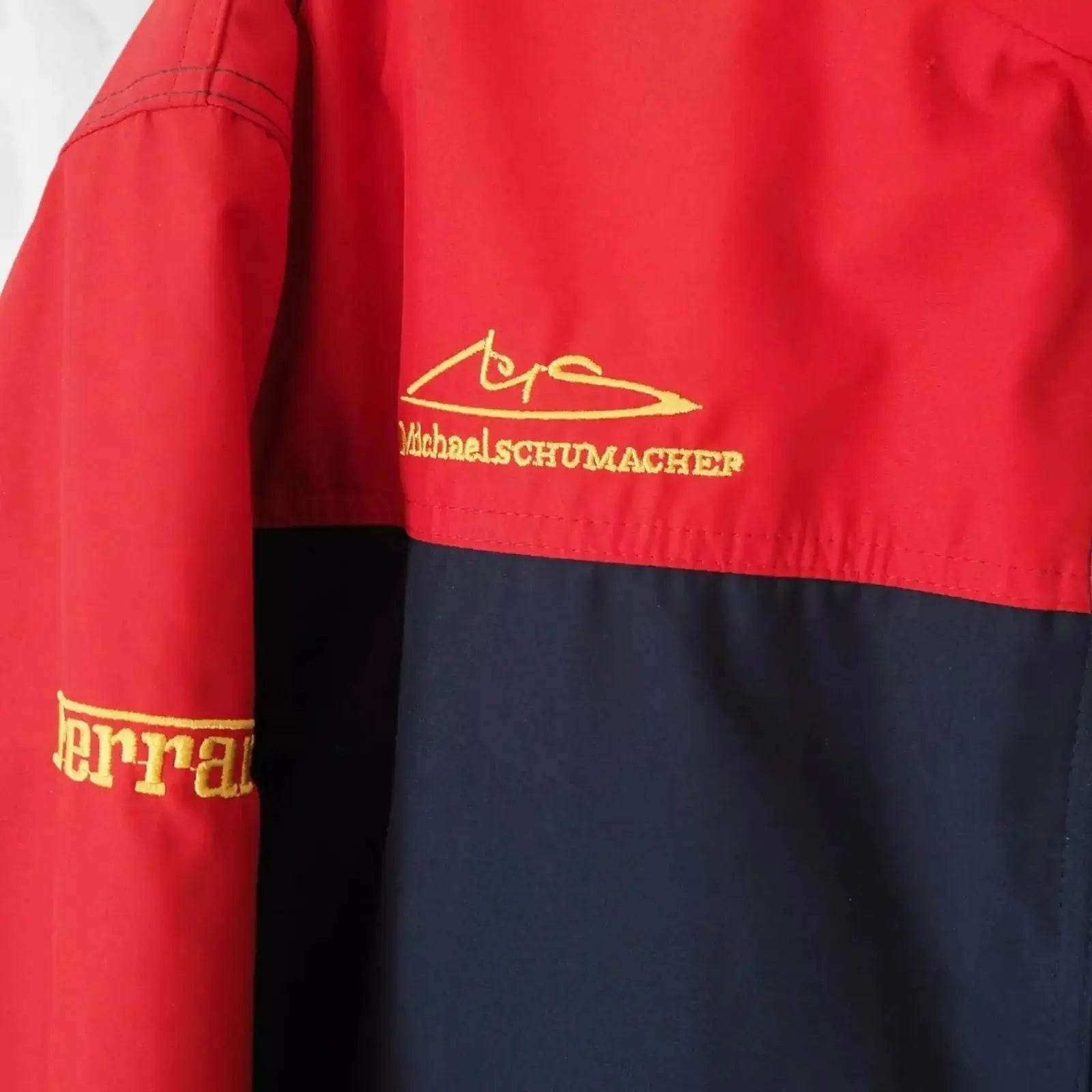 Vintage Ferrari Michael Schumacher 90's F1 Racing Team Jacket image 4
