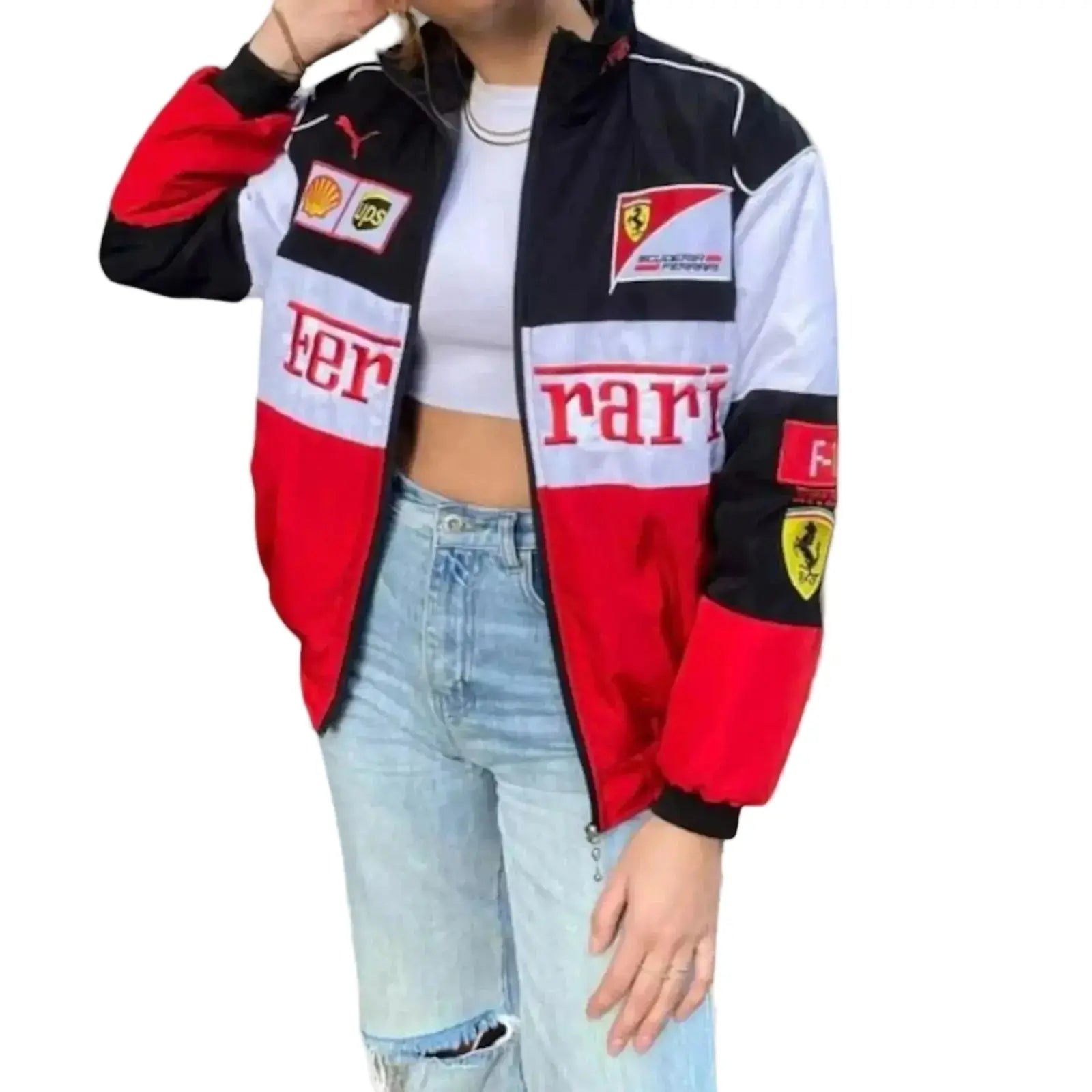 Vintage Ferrari Formula 1 Racing Jacket image 5