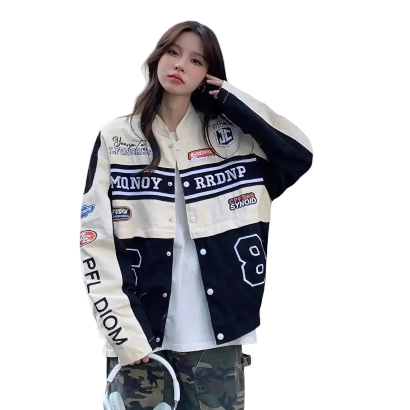 Vintage Bomber Race Car Jacket image 1