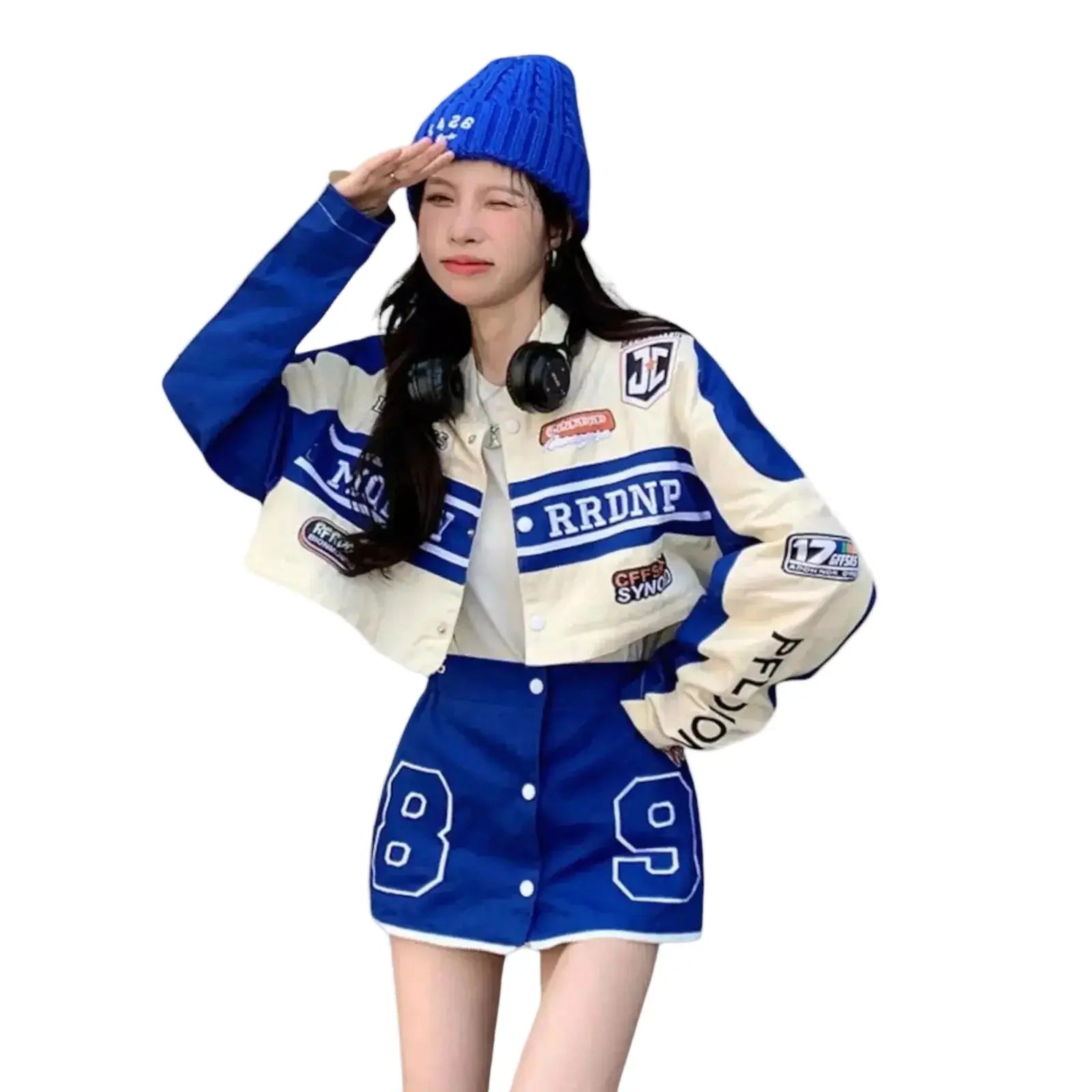 Vintage Bomber Race Car Jacket image 3