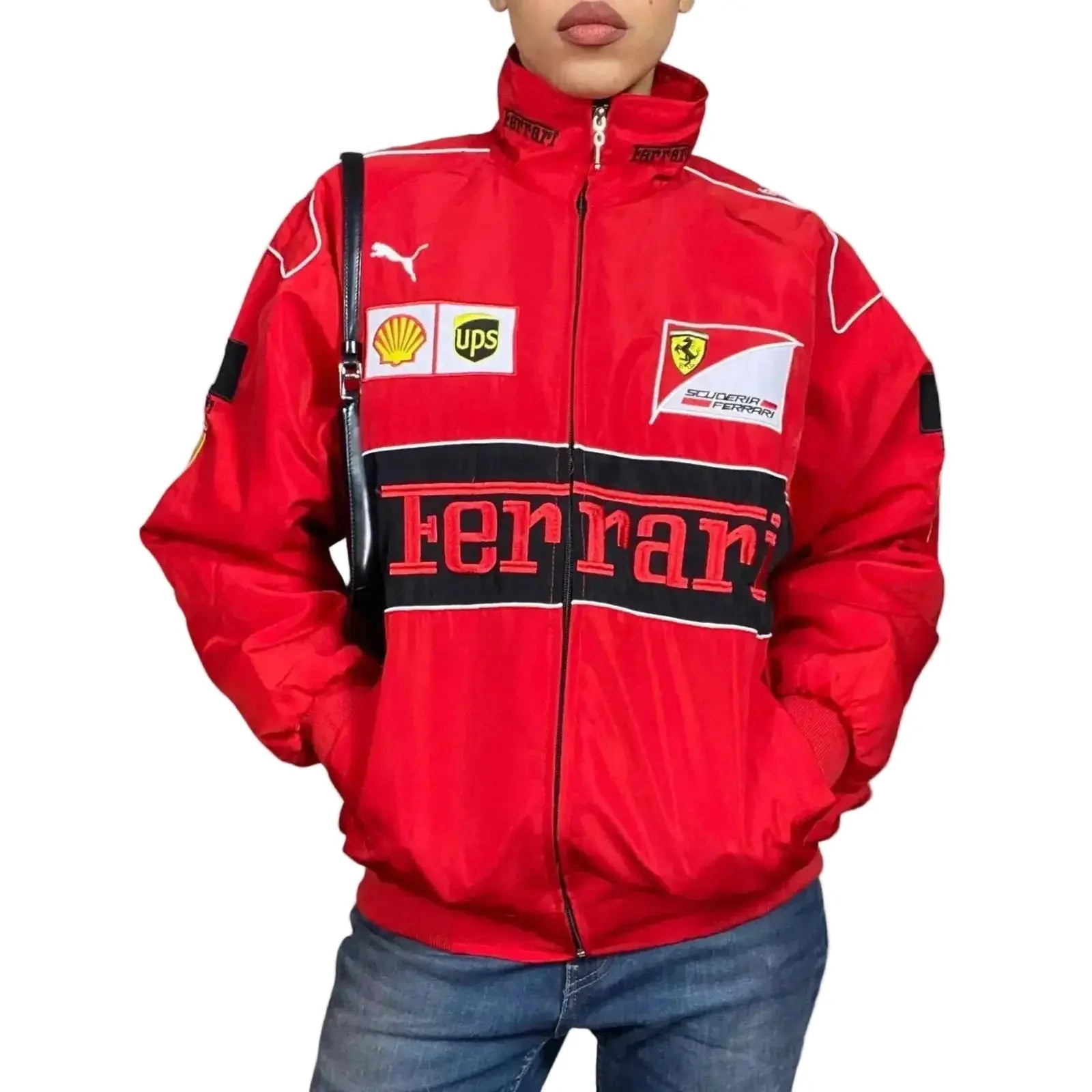 Rare vintage Racing Unisex Bomber Jacket image 3