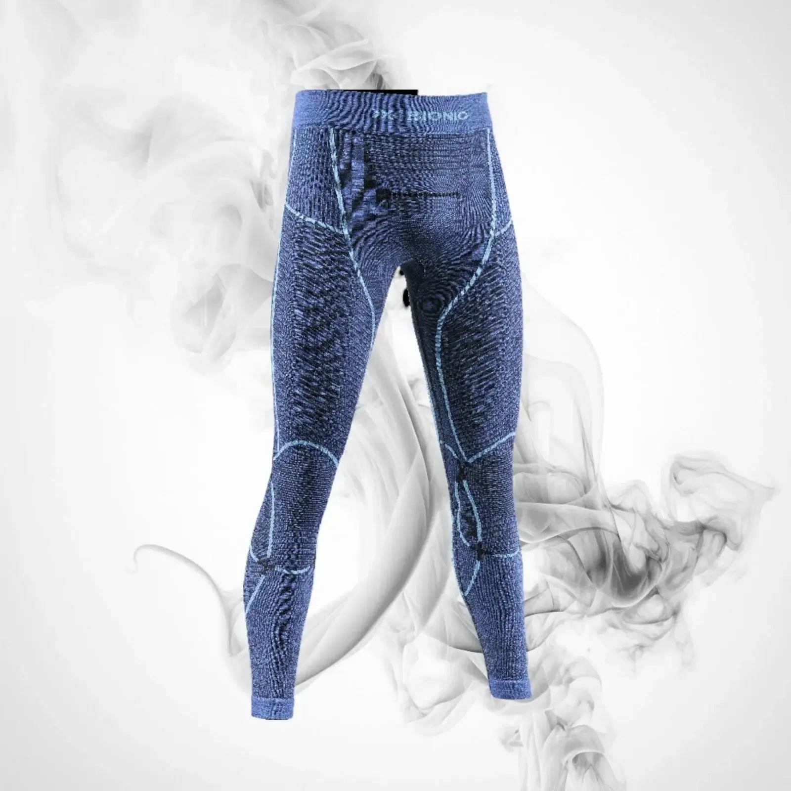 Ski Thermal underwear X-bionic Merino Pants Men Dark Ocean/Sky Blue- 2023/24 image 1