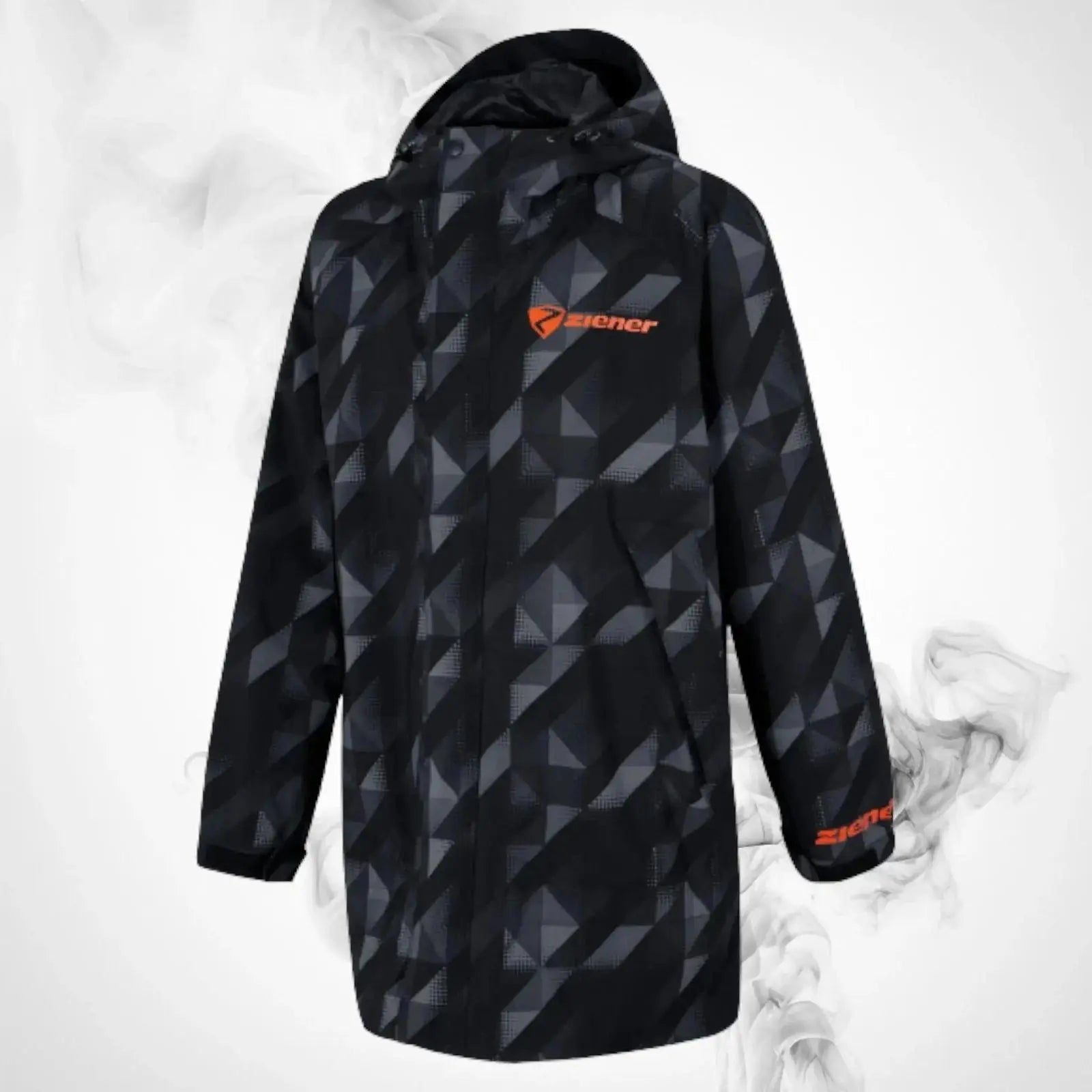 Ski ZIENER RCE Coach Coat Black Print - 2022/23 image 1