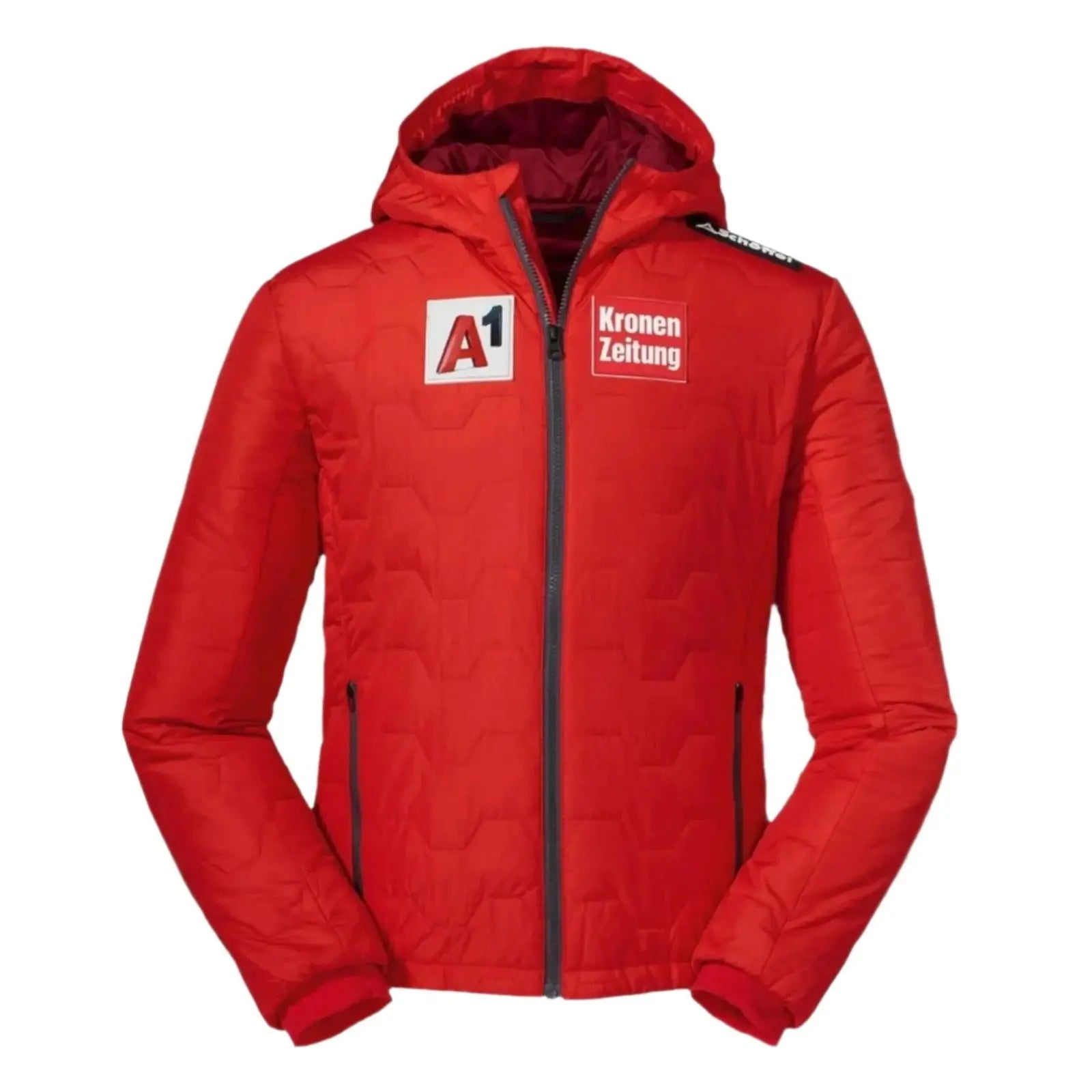 Ski Insulation Jacket SCHOFFEL Vntlft Hoody Adamont 3 K RT Junior Red - 2021/22 image 1