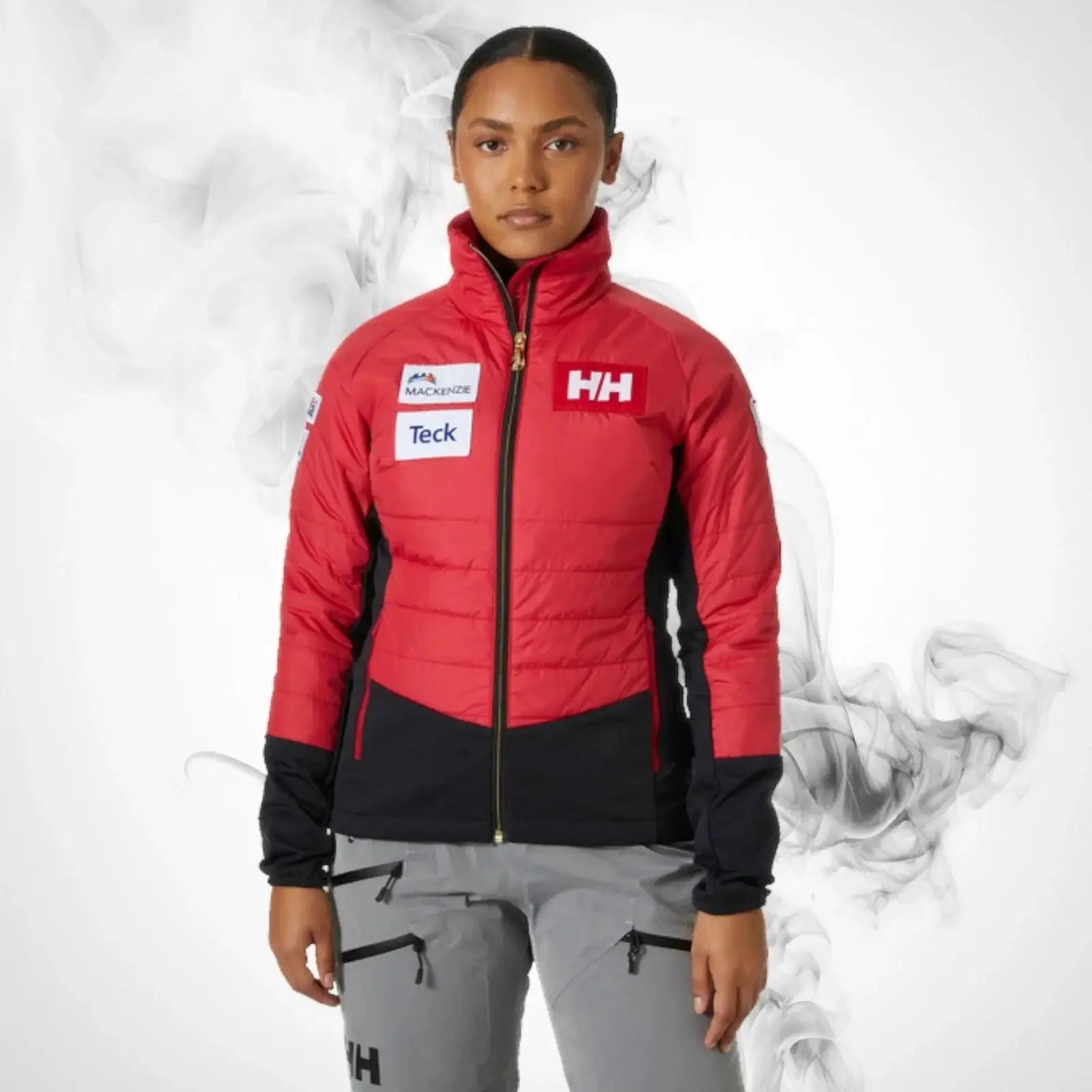 Ski Insulation Jacket Helly Hansen World Cup Insulator Jacket Red - 2023/24 image 3