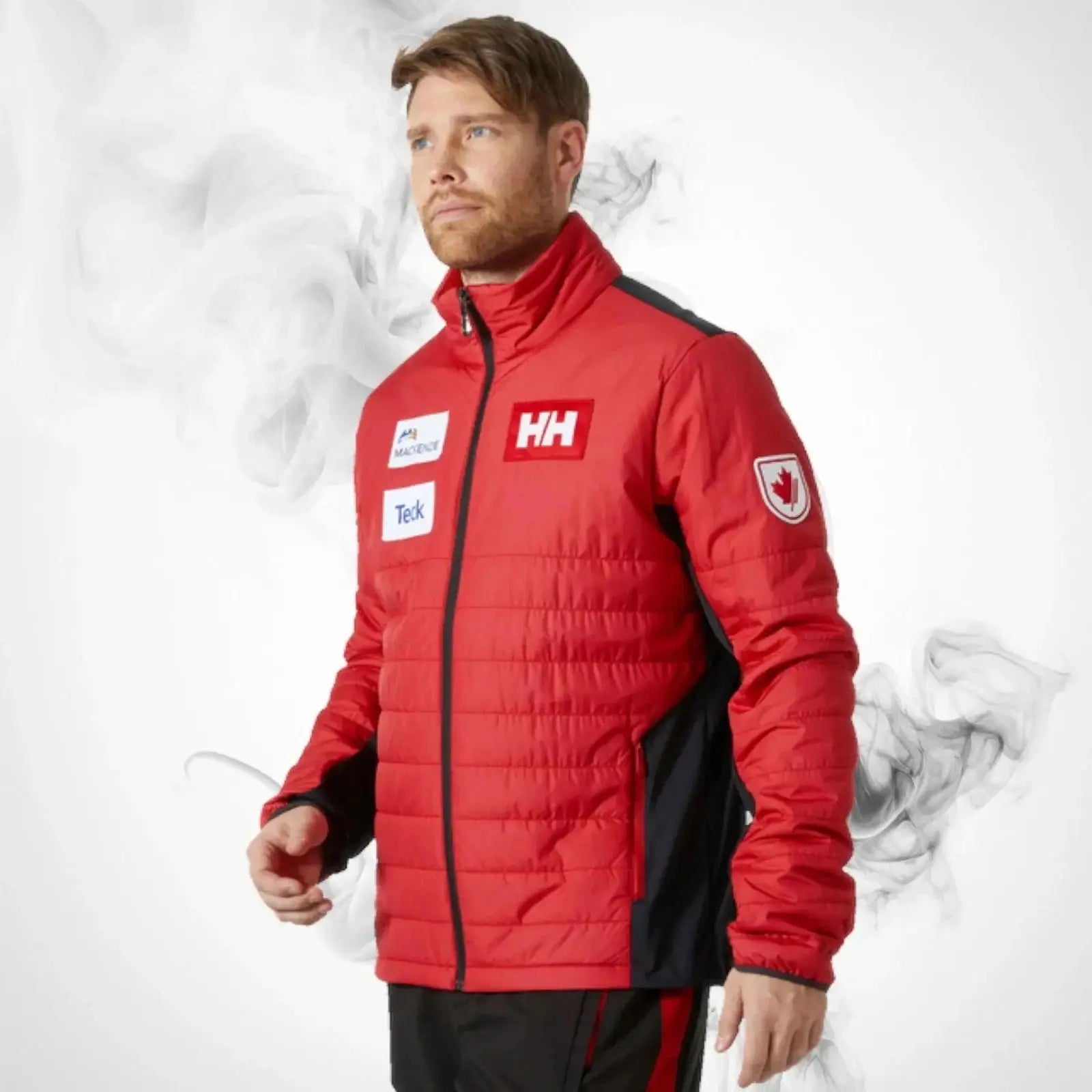 Ski Insulation Jacket Helly Hansen World Cup Insulator Jacket Red - 2023/24 image 3