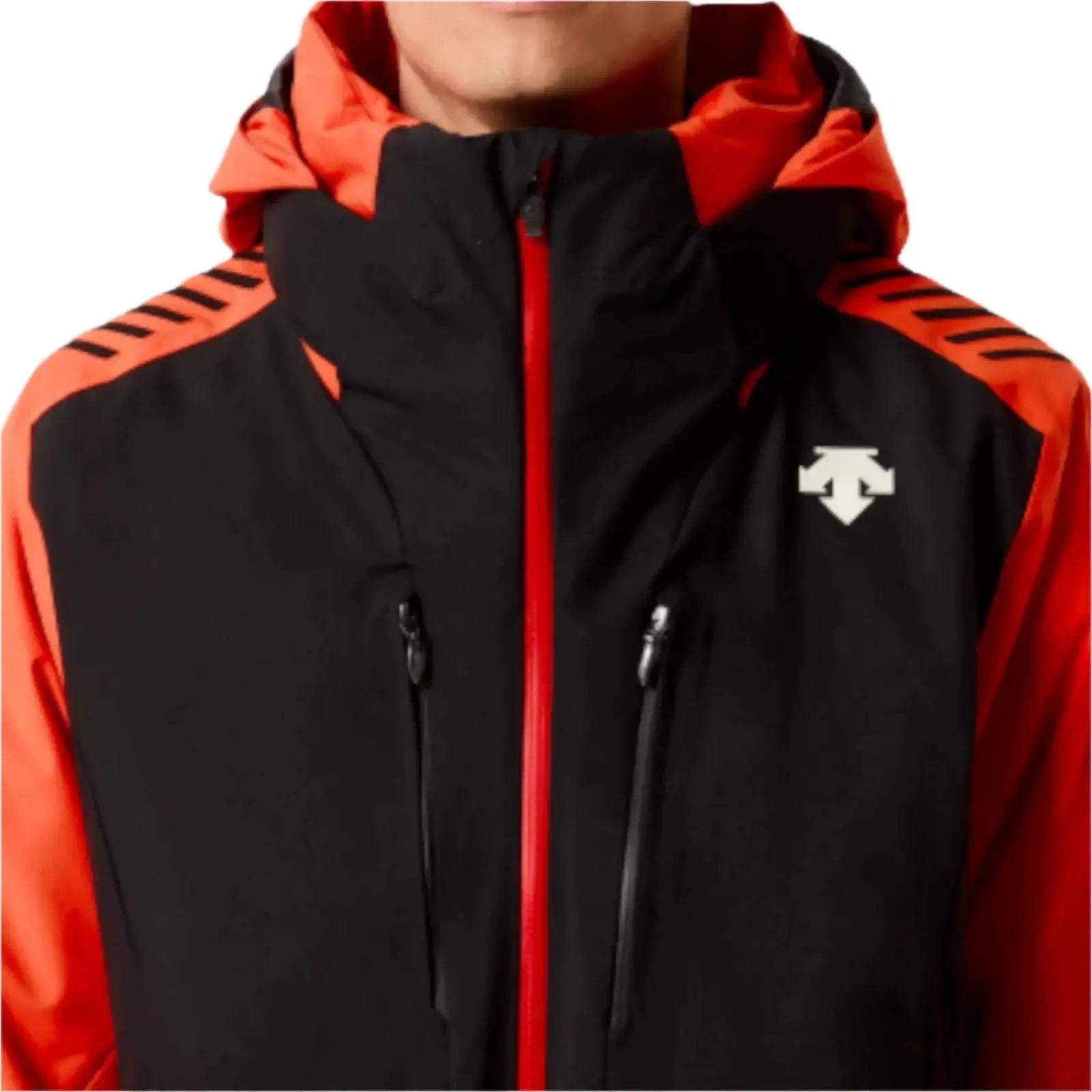 Ski Jacket Descente Nigel Orange/Black- 2023/24 image 2