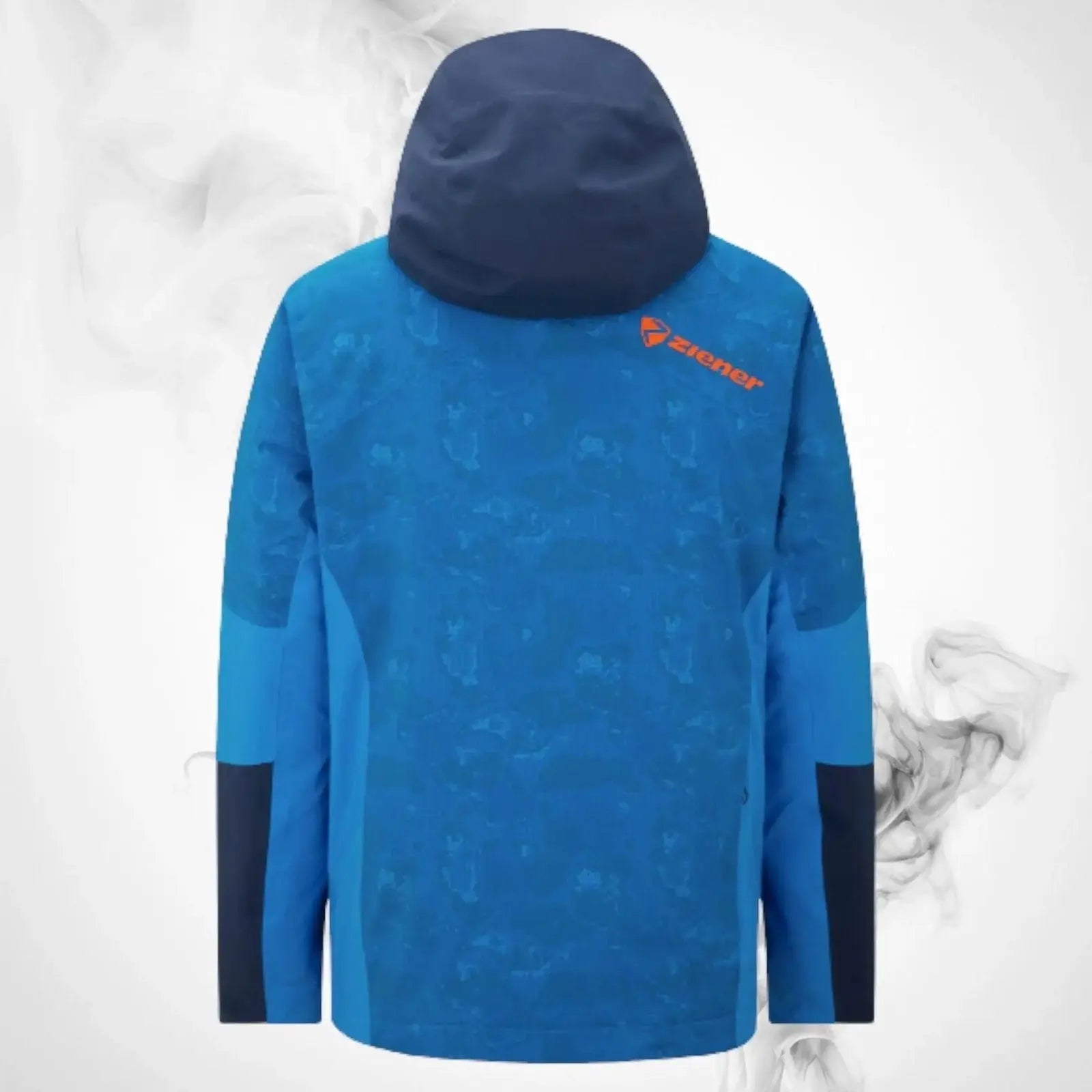 Ski Jacket Ziener Trivor Lady Padded Blue Foggy Print Dark Navy - 2023/24 image 2