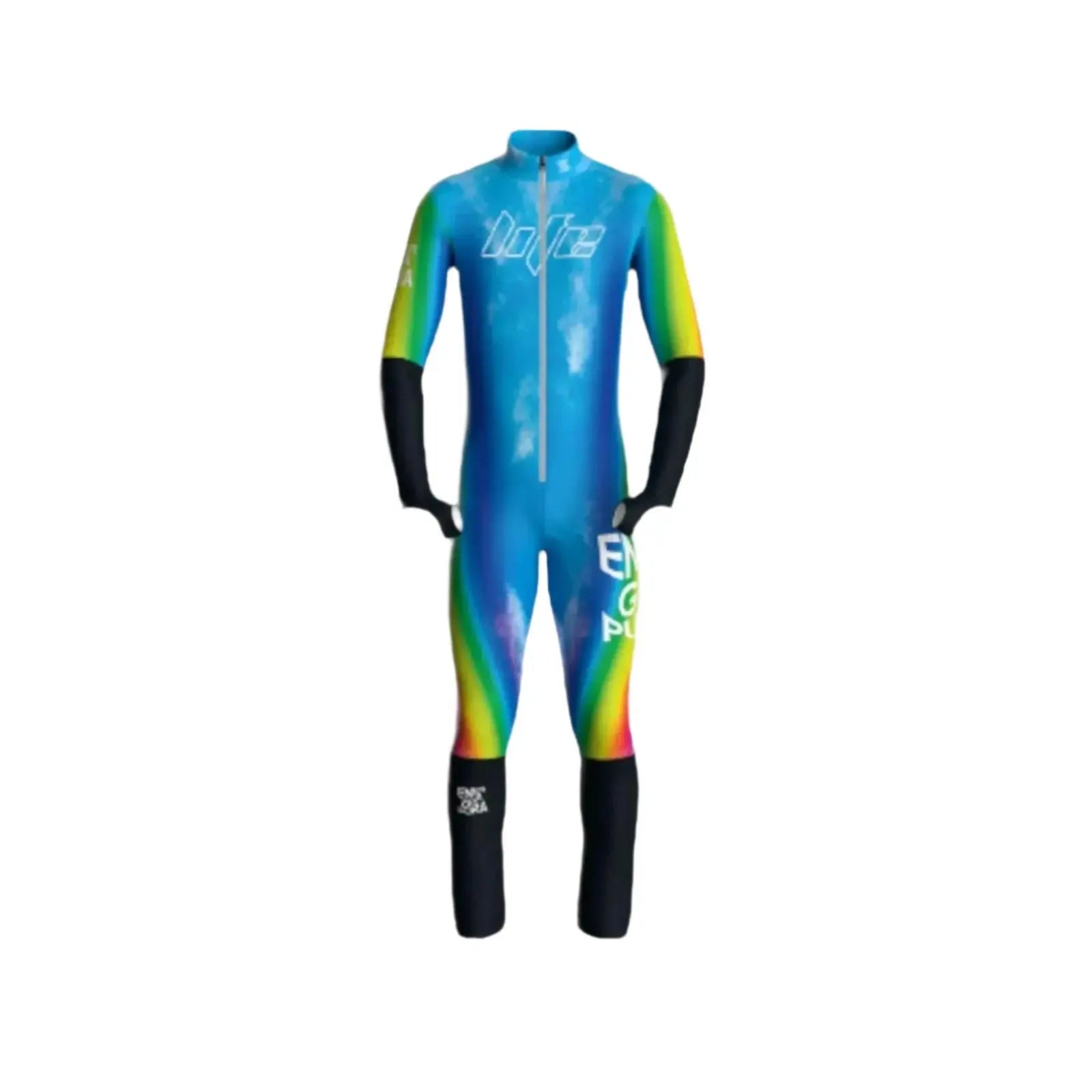ENERGIAPURA Rainbow Junior Ski Race Suit | Vibrant Performance Gear image 1