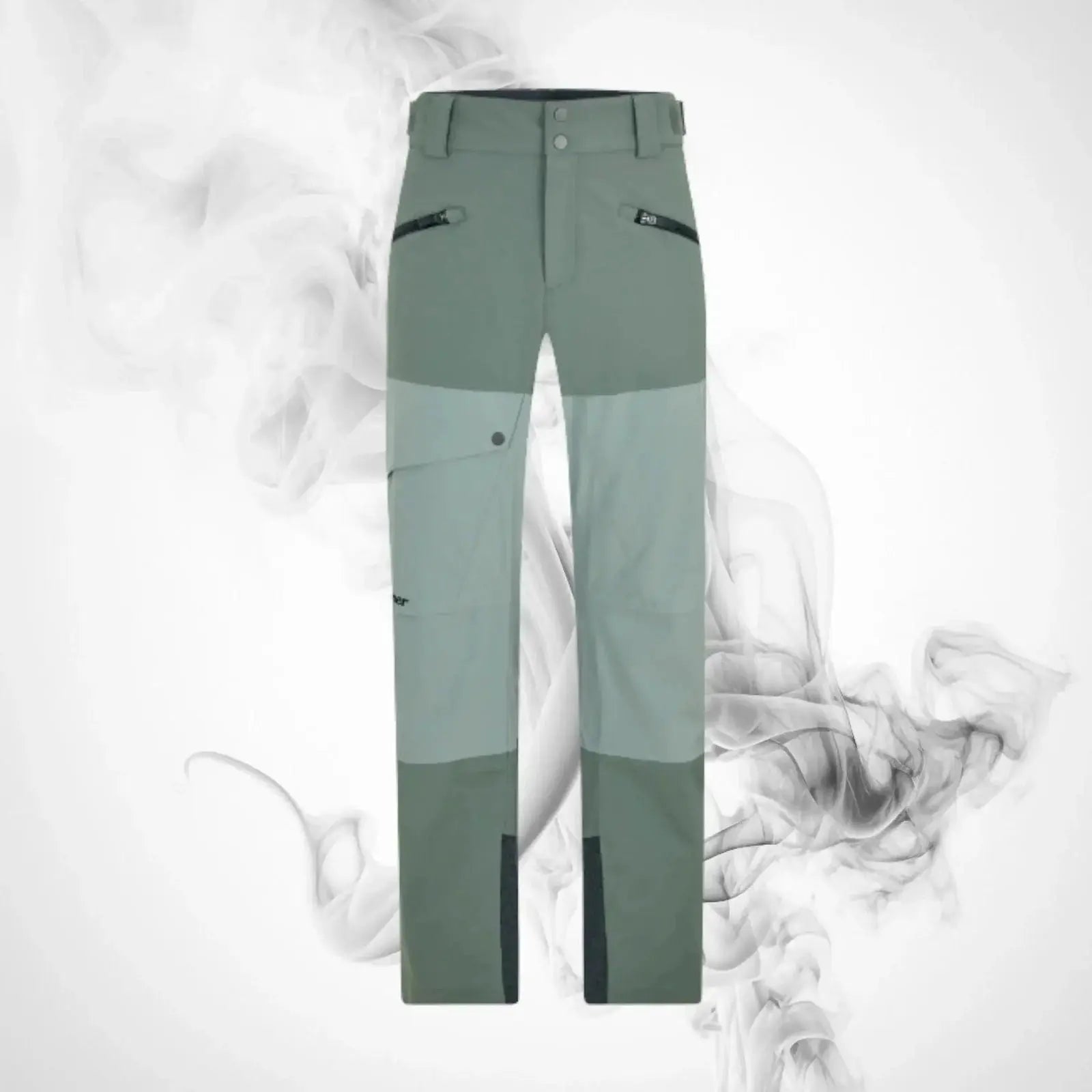 Ski pants Ziener Tiffin Man Green Mud image 1