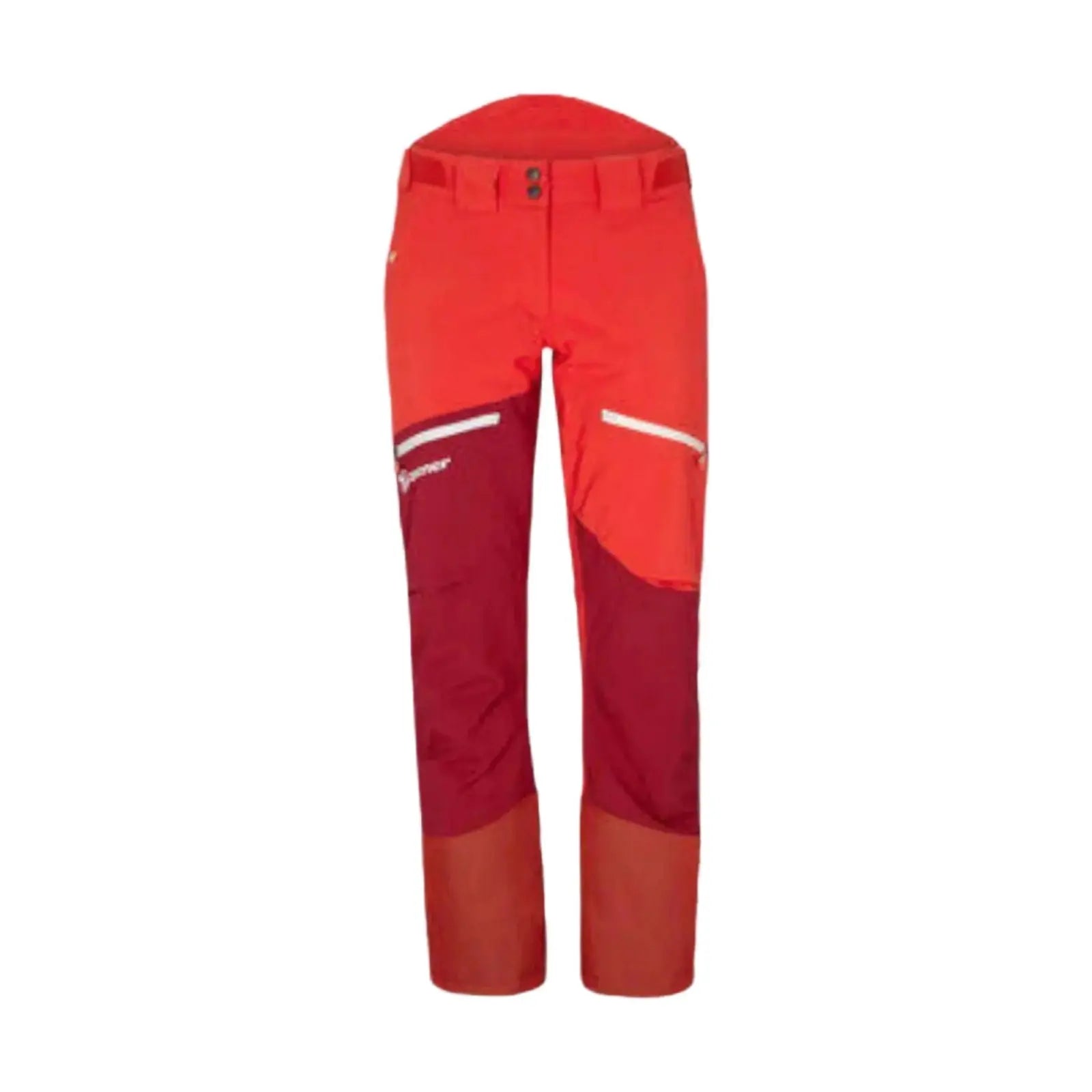 Ski pants ZIENER Temmo Full-Zip Lady Red image 1