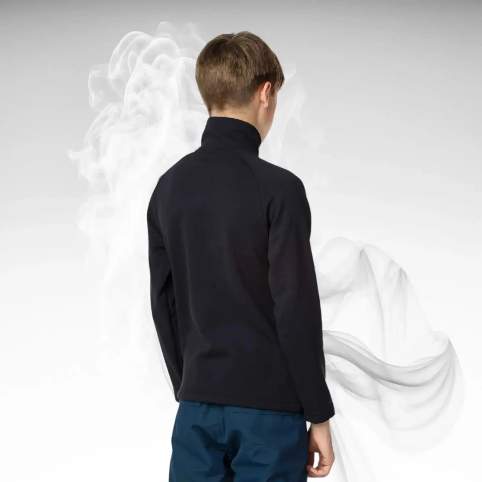 Hoodie ROSSIGNOL Boy Fz Clim Black - 2020/21 image 2