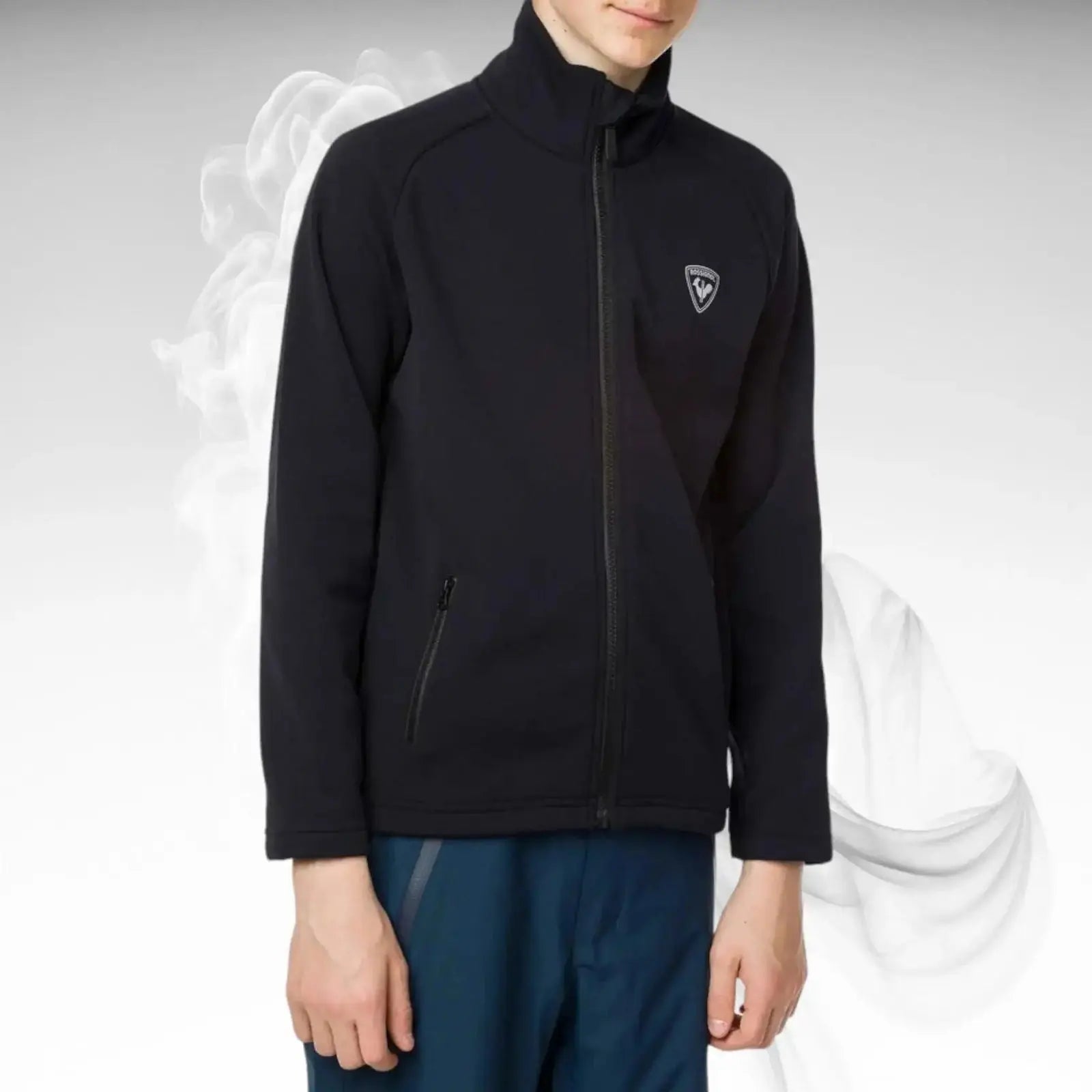 Hoodie ROSSIGNOL Boy Fz Clim Black - 2020/21 image 3