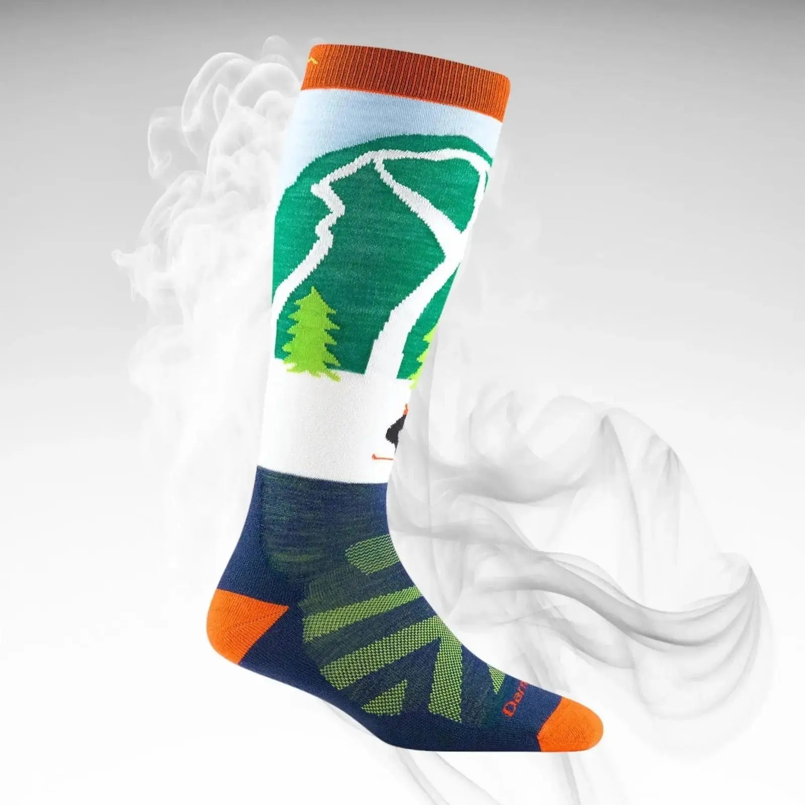 Darn Tough JR Pow Cow Midweight Ski Socks image 1