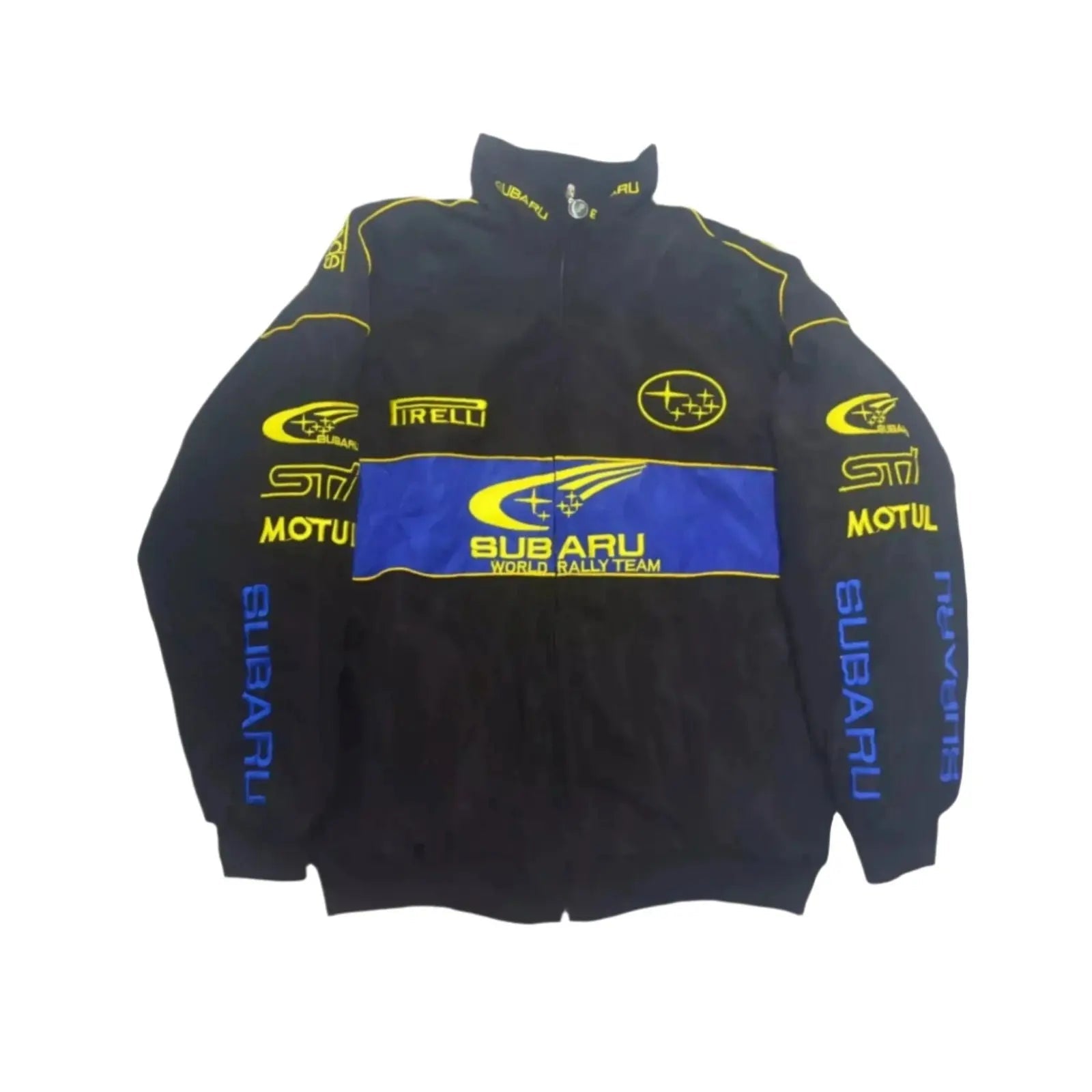 Subaru F1 Racing Y2K Bomber Jacket - Embroidered Motorsport Gear image 1
