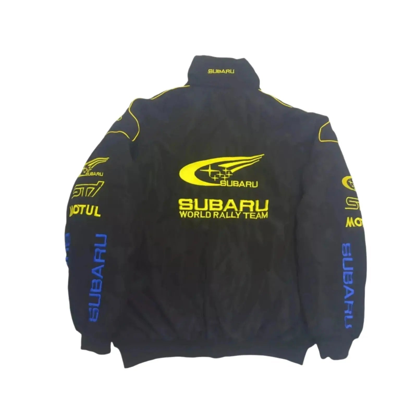 Subaru F1 Racing Y2K Bomber Jacket - Embroidered Motorsport Gear image 2