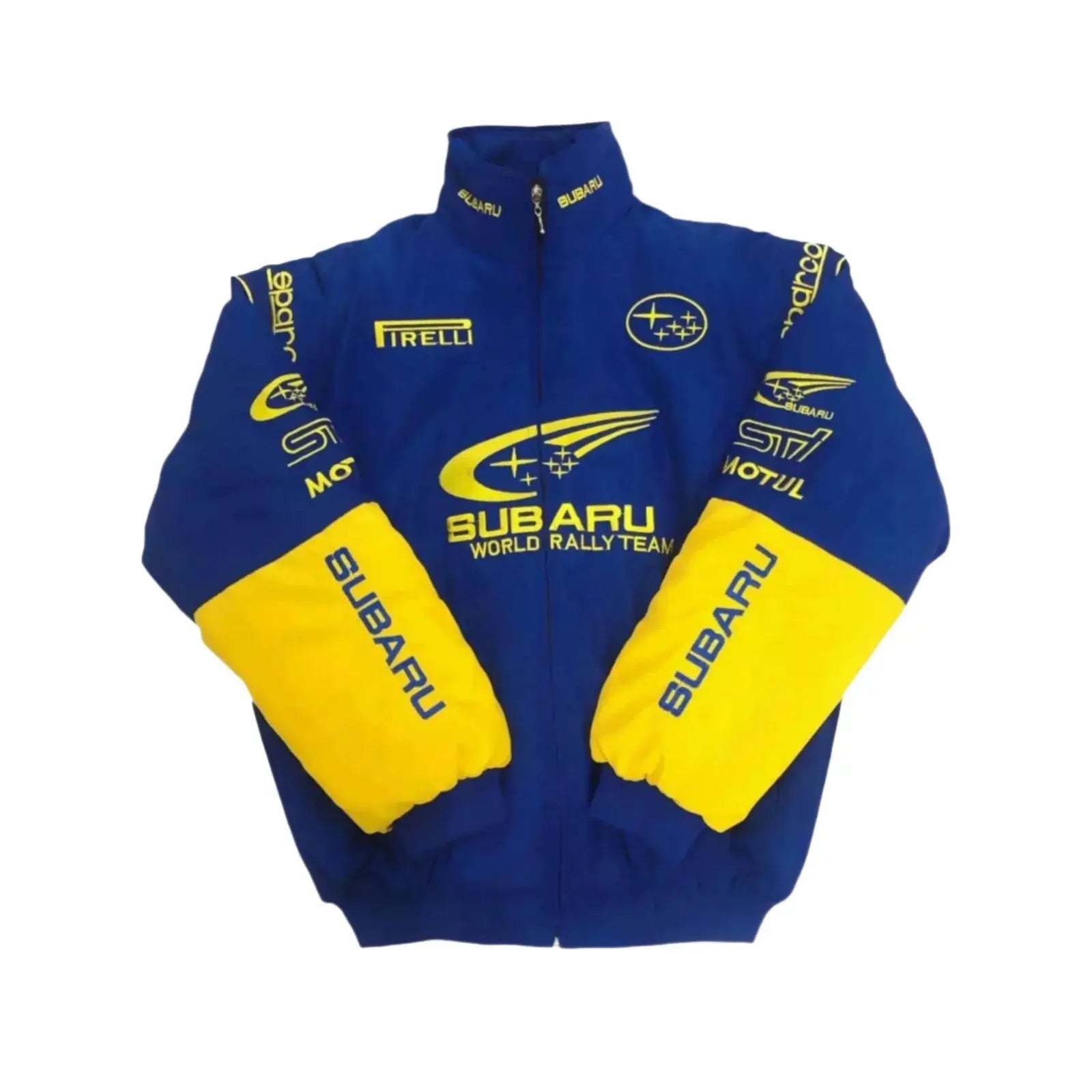 Subaru F1 Racing Thicken Style Embroidered Jacket image 1