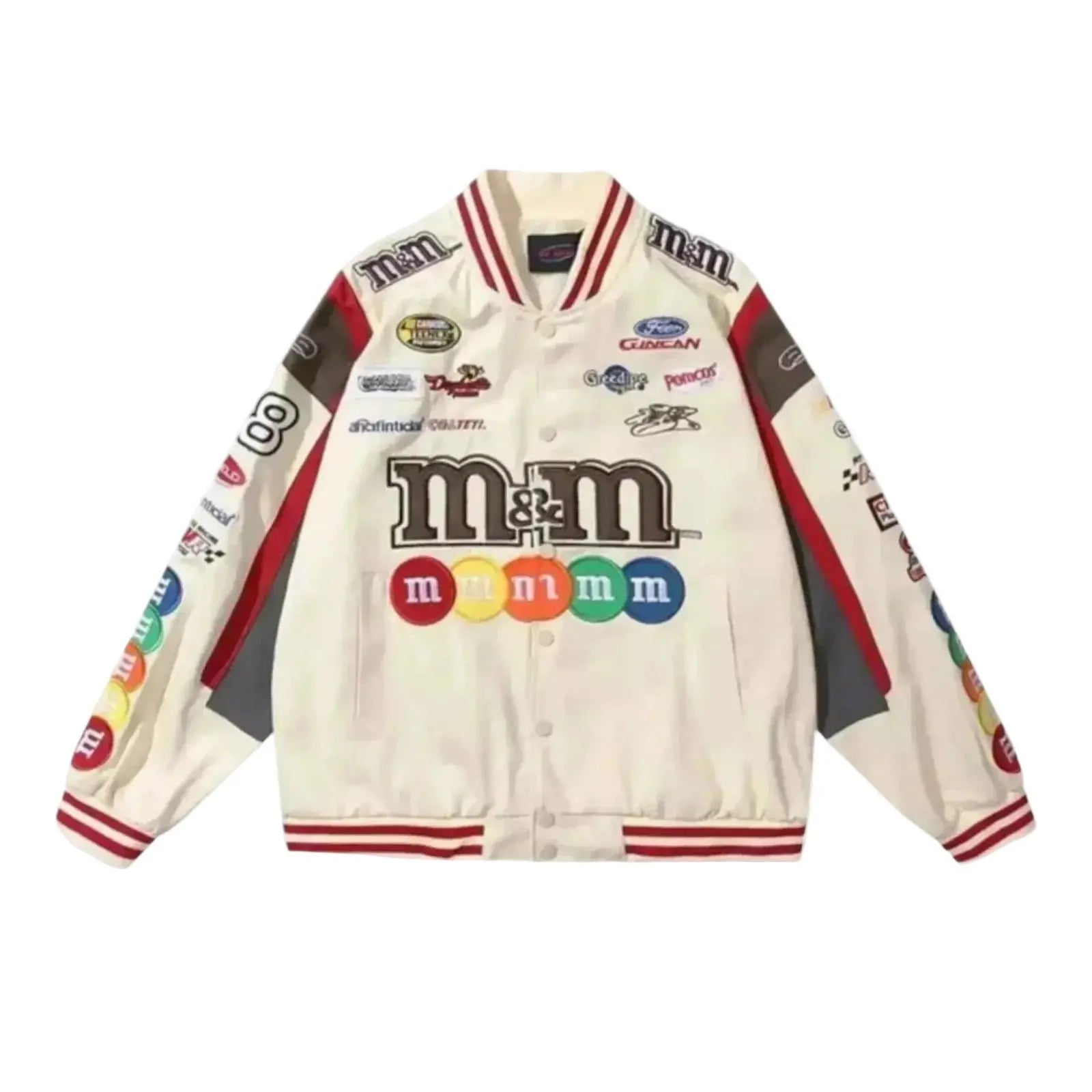 Vintage M&M Racing Jacket - Embroidered Classic Motorsport Gear image 1