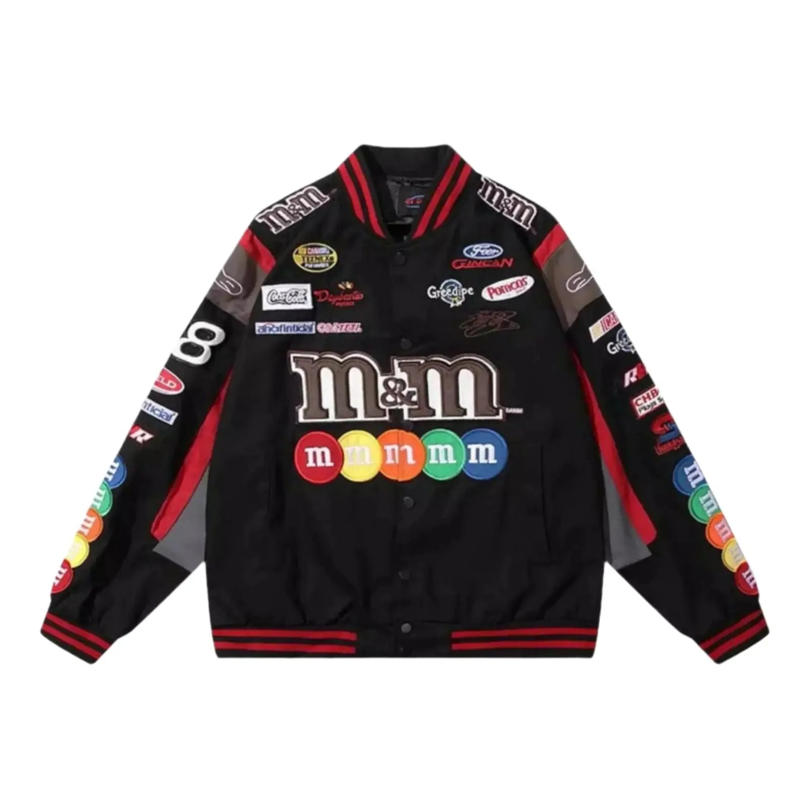 Vintage M&M Racing Jacket - Embroidered Classic Motorsport Gear image 3