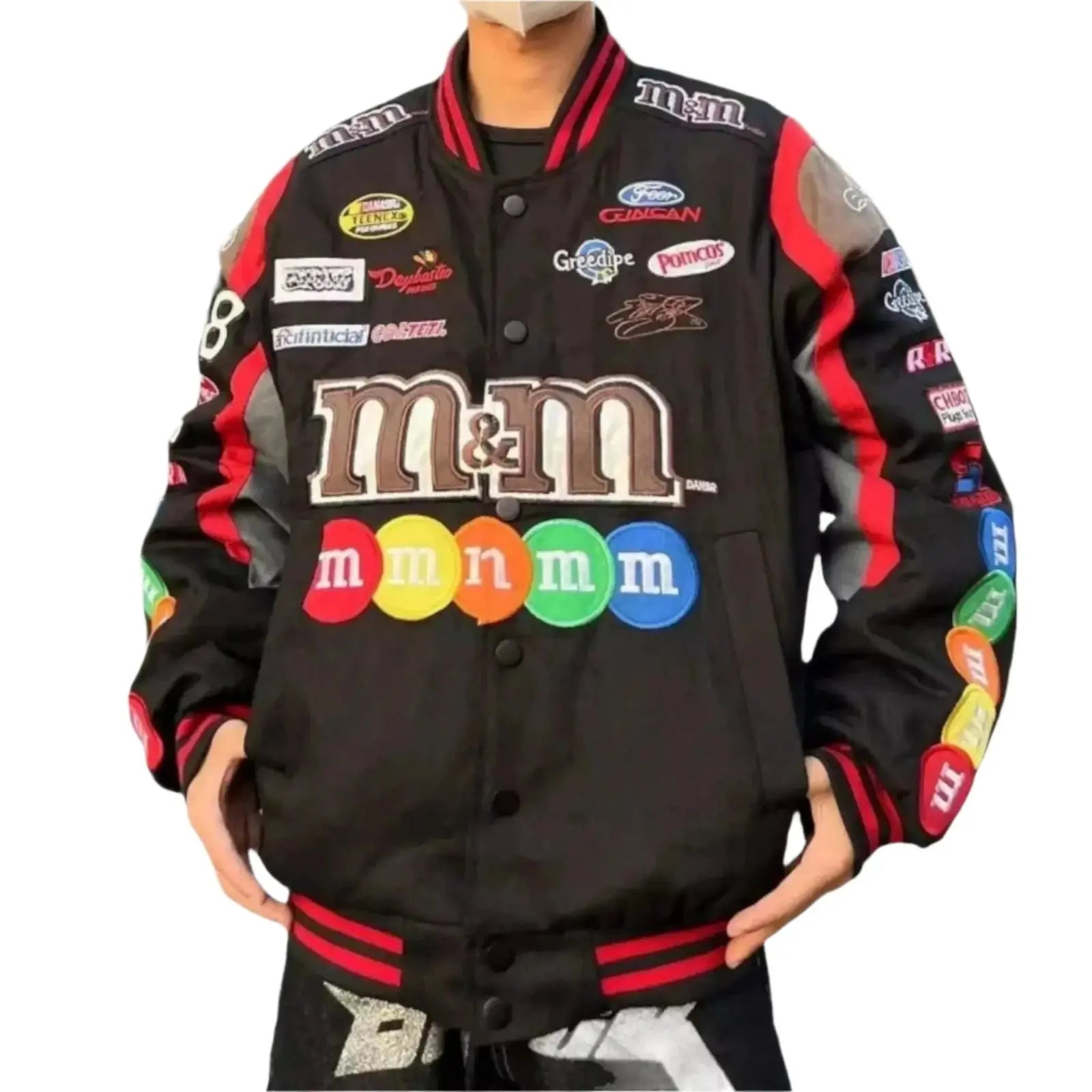 Vintage M&M Racing Jacket - Embroidered Classic Motorsport Gear image 4