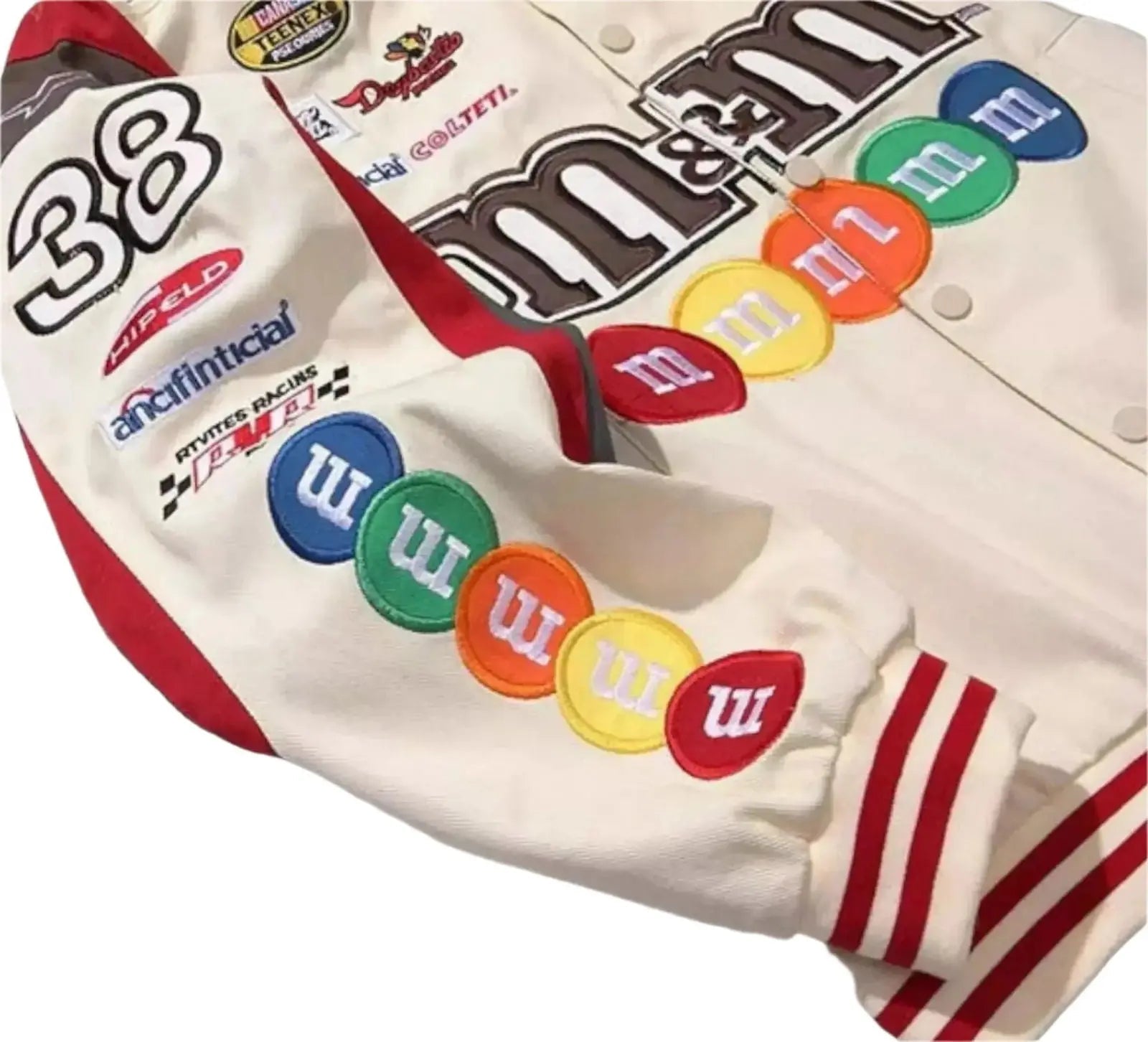 Vintage M&M Racing Jacket - Embroidered Classic Motorsport Gear image 6