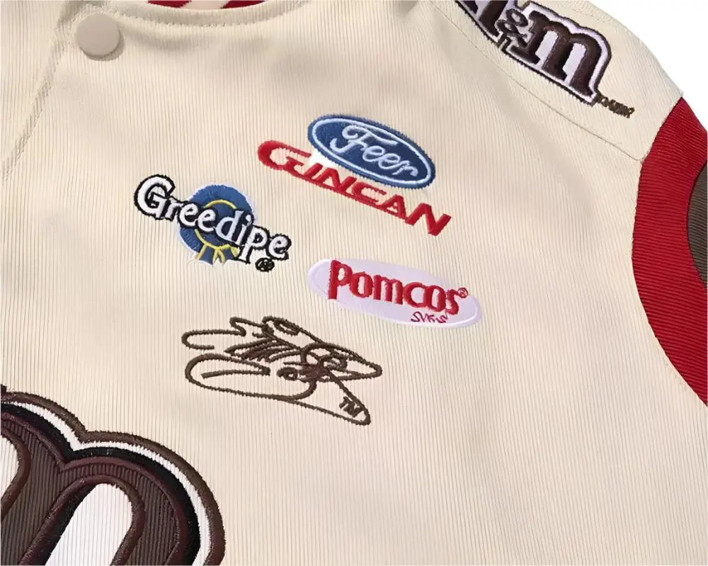 Vintage M&M Racing Jacket - Embroidered Classic Motorsport Gear image 7