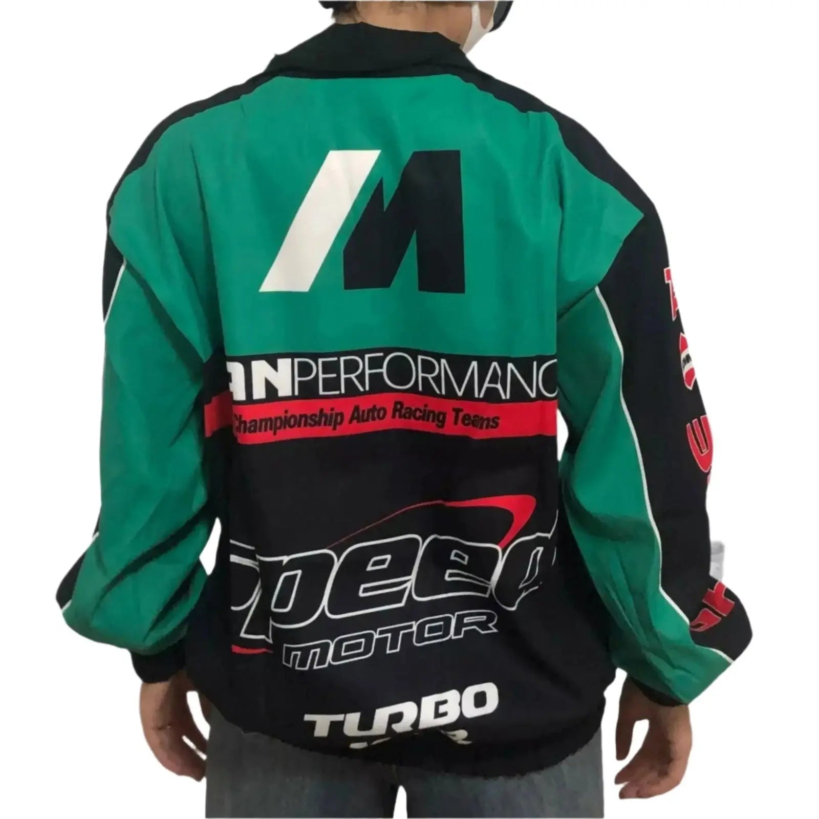 Speed Motor Green F1 Racing Jacket - Stylish Motorsport Gear image 2