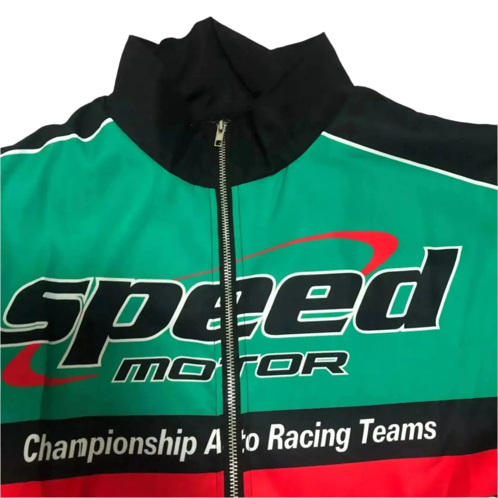 Speed Motor Green F1 Racing Jacket - Stylish Motorsport Gear image 3
