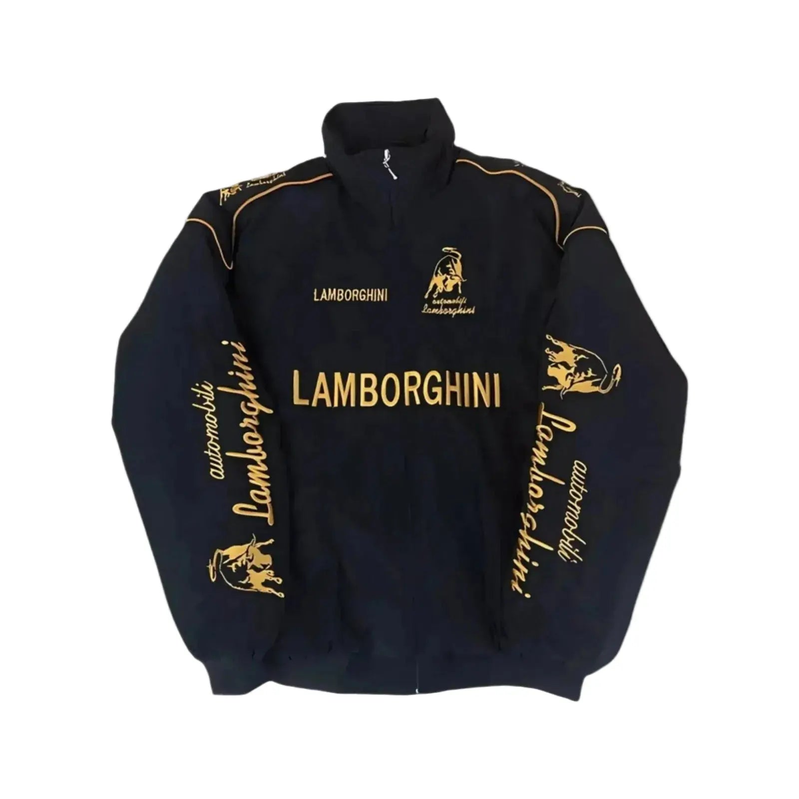 Lamborghini F1 Vintage Style Embroidery Racing Jacket image 1