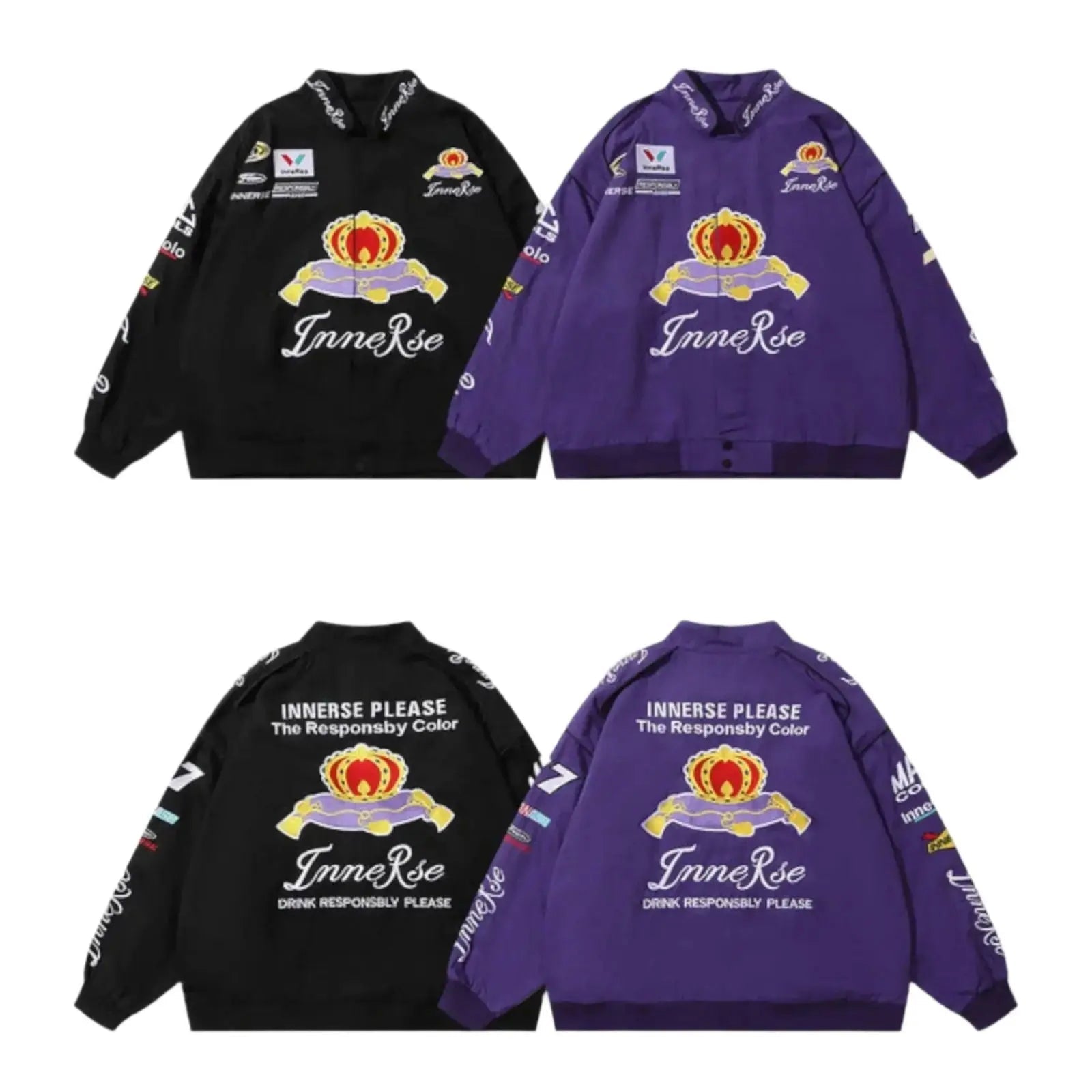 Innerse NASCAR Racing Jacket - Embroidered Motorsport Apparel image 6