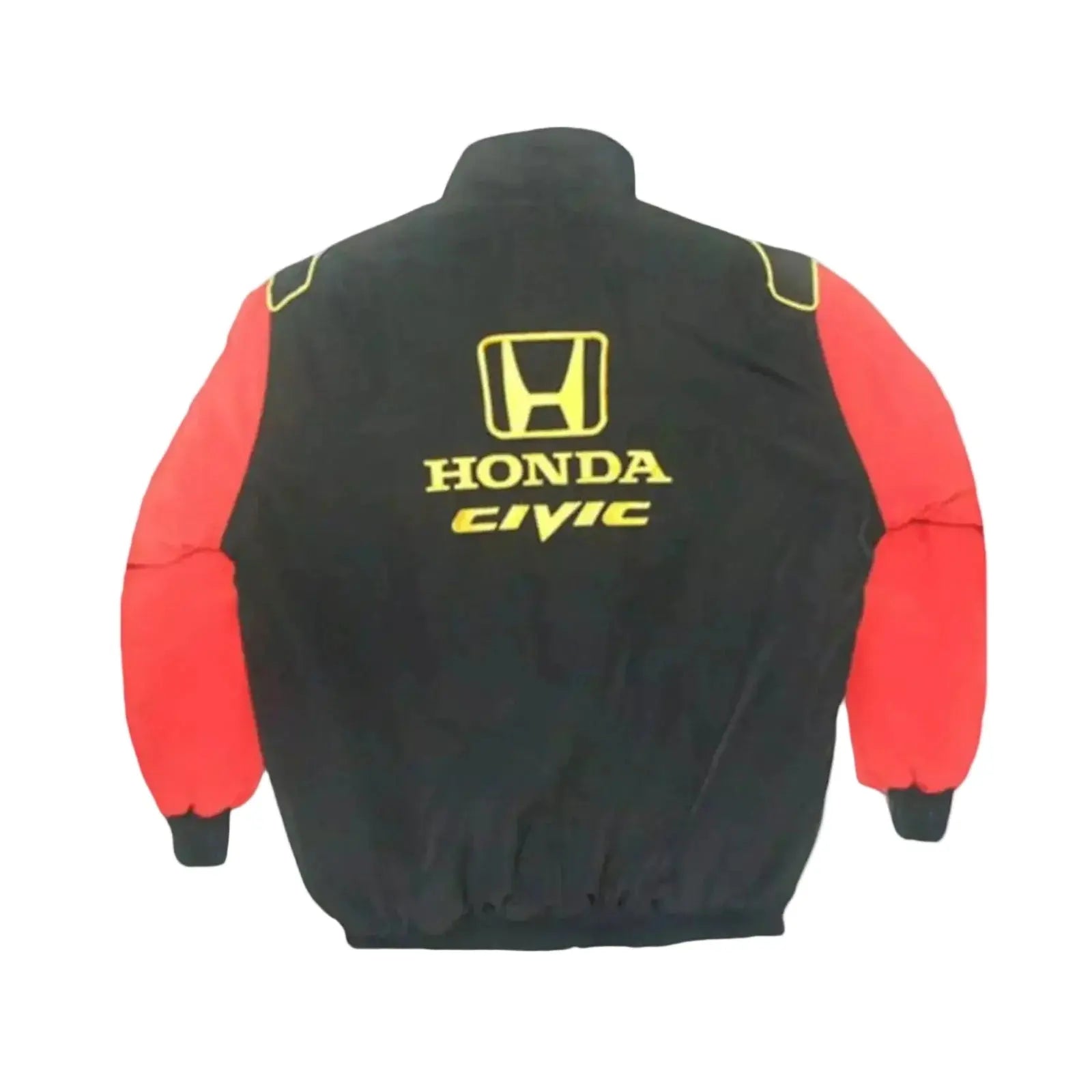 Black and Red Honda Civic Nascar Racing Jacket image 2