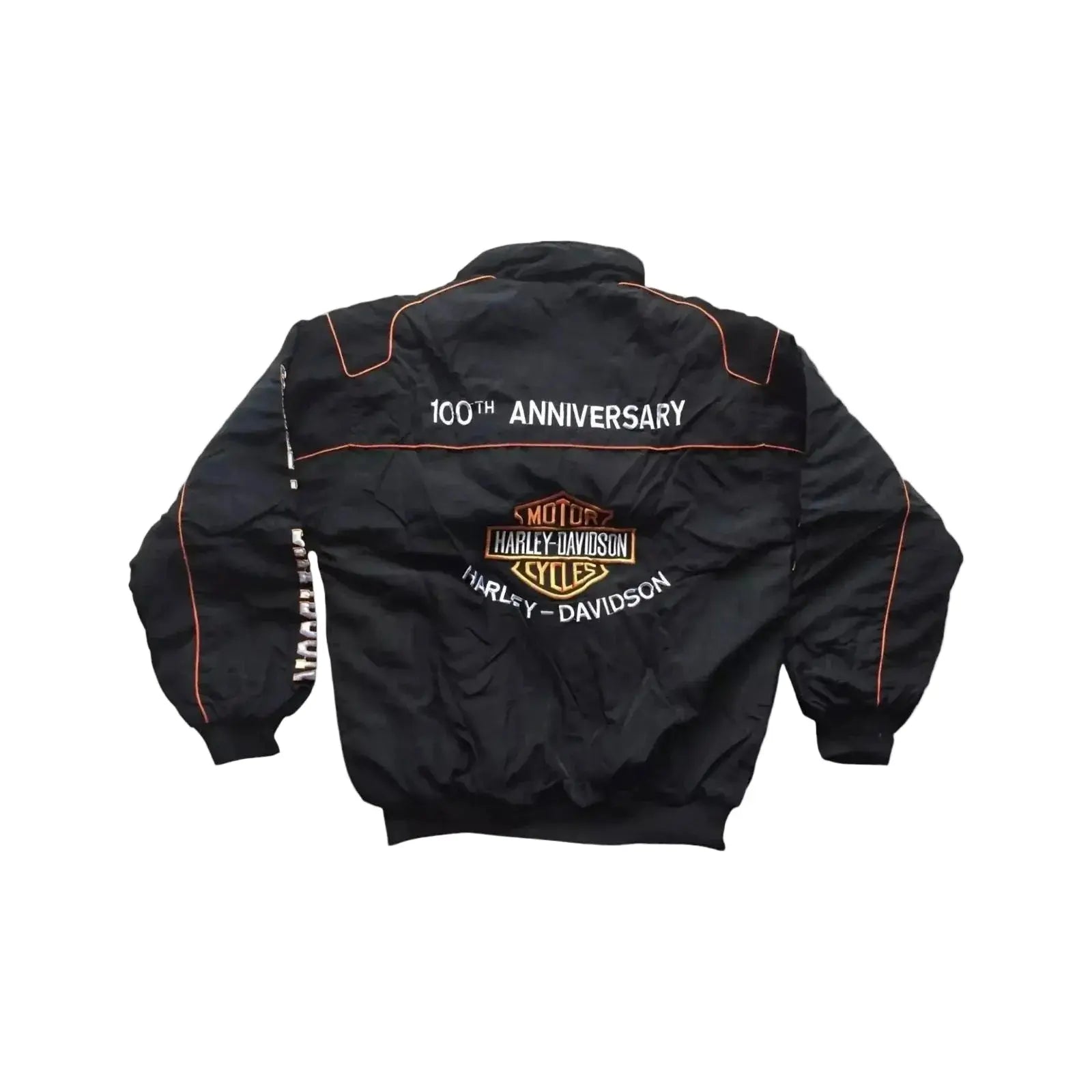 Harley Davidson Unisex Embroidered Racing Jacket image 2
