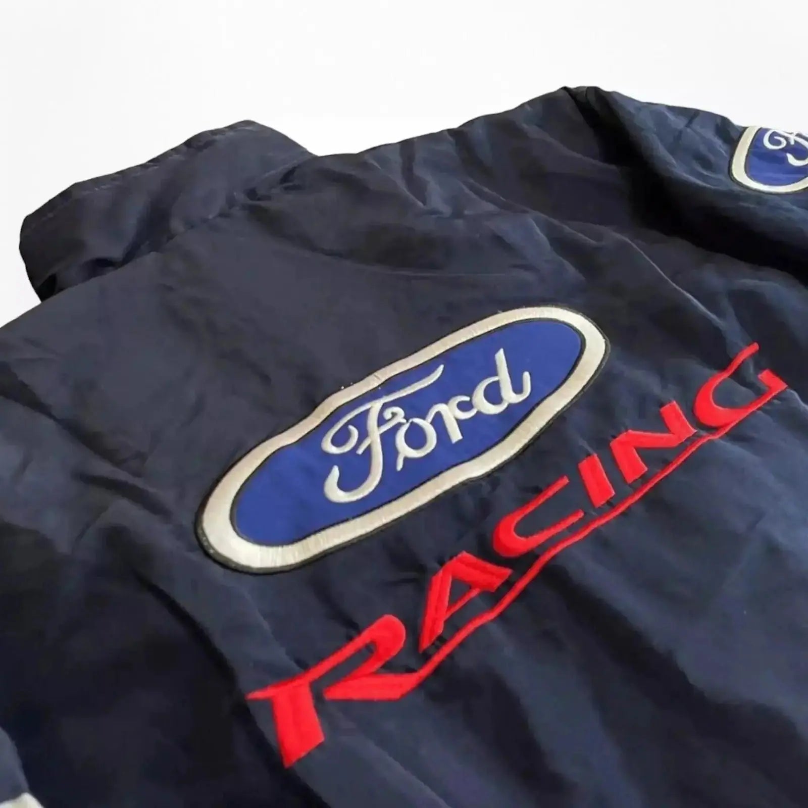 Vintage Ford F1 Racing Bomber Jacket - Embroidered Motorsport Gear image 5
