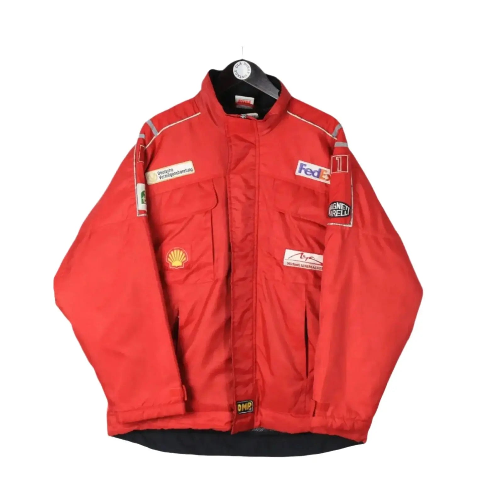 Michael Schumacher Vintage Ferrari Shell Jacket - Embroidered F1 Gear image 1