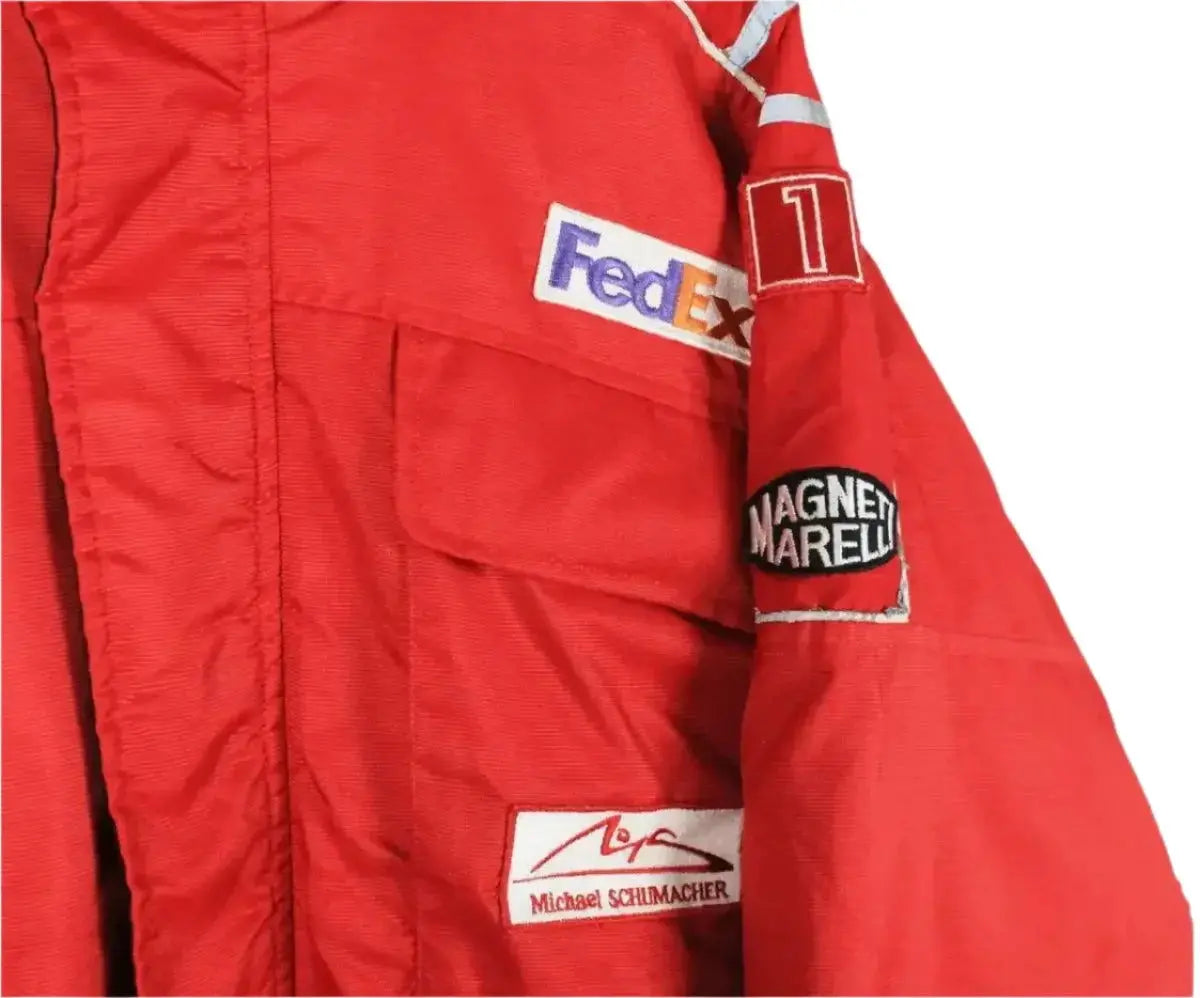 Michael Schumacher Vintage Ferrari Shell Jacket - Embroidered F1 Gear image 3