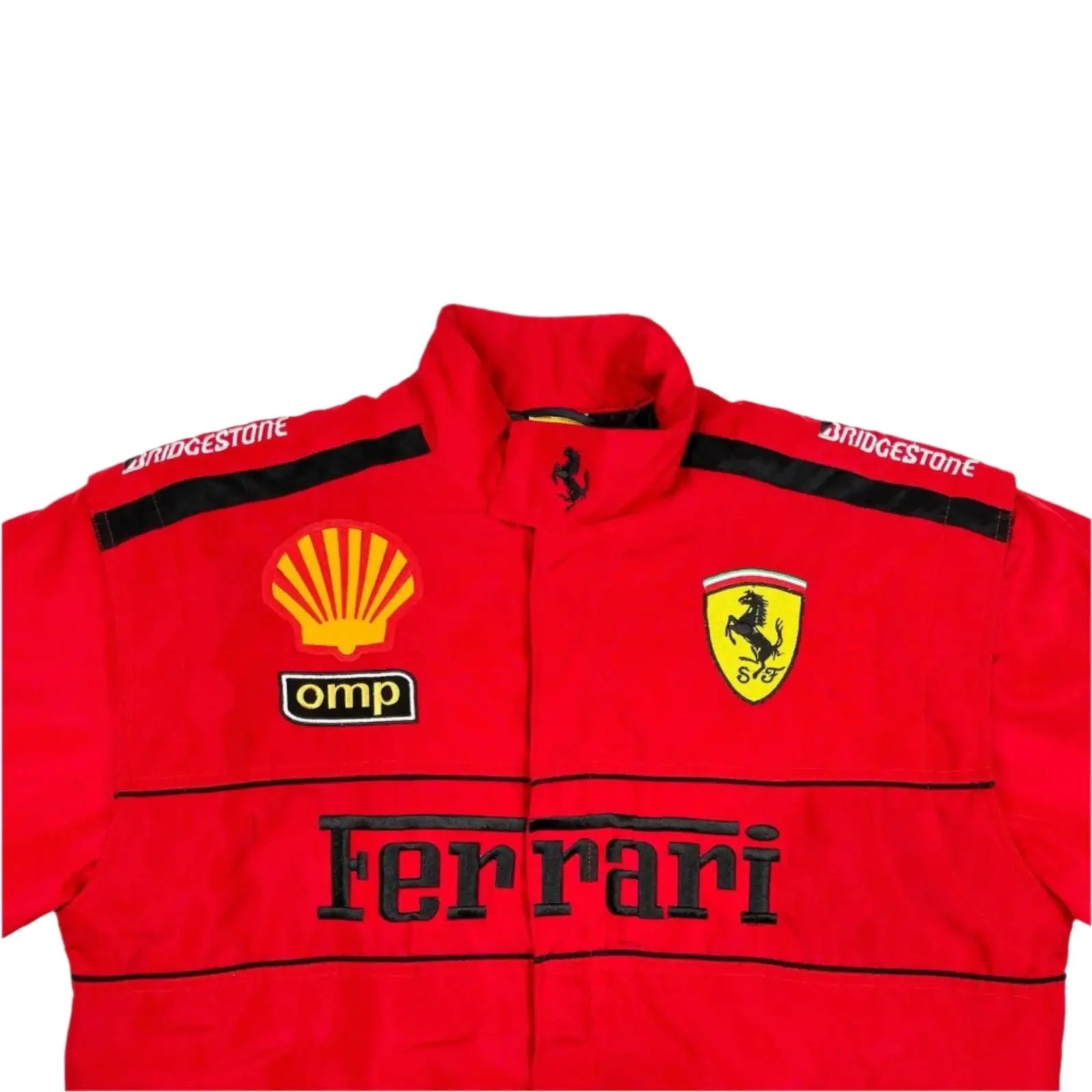 Ferrari F1 Vintage Embroidery Winter Racing Jacket image 3