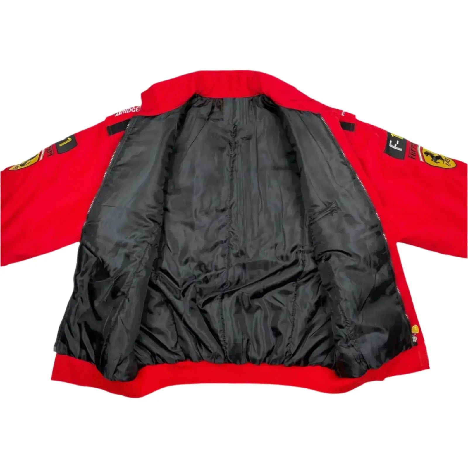 Ferrari F1 Vintage Embroidery Winter Racing Jacket image 4