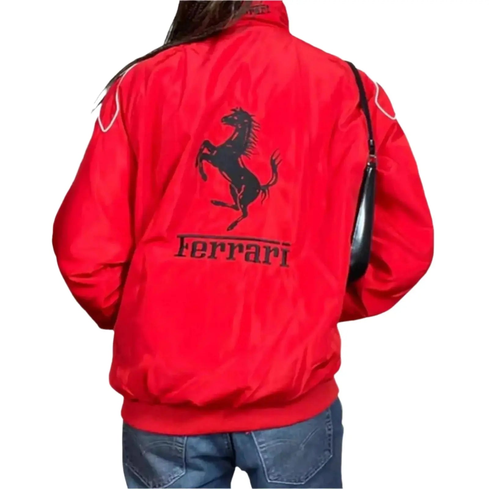 Ferrari Vintage Embroidered Bomber Jacket image 2