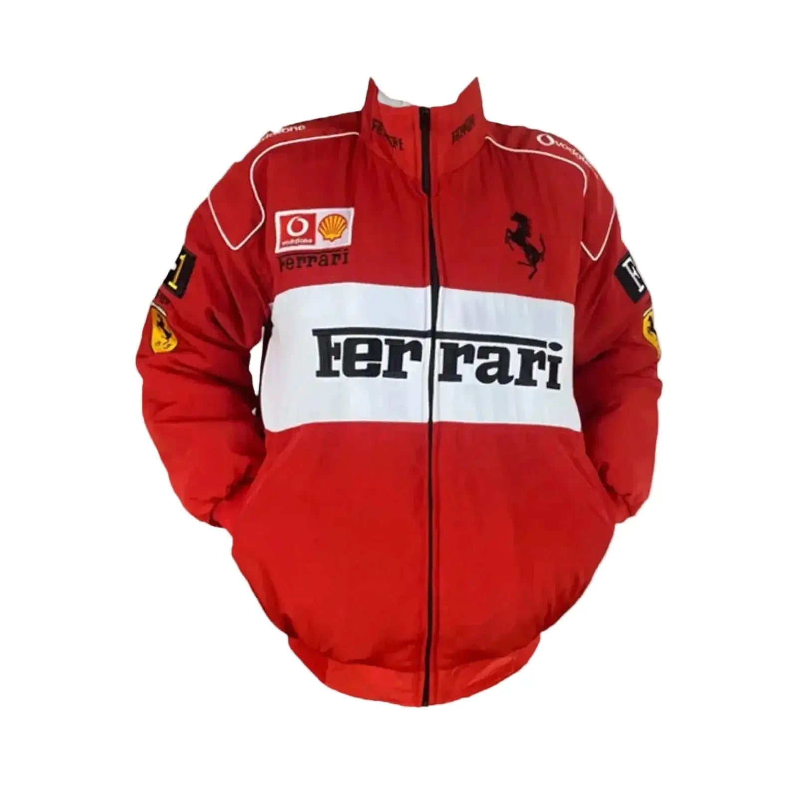 Ferrari Racing Jacket Red and White Nascar Edition image 1
